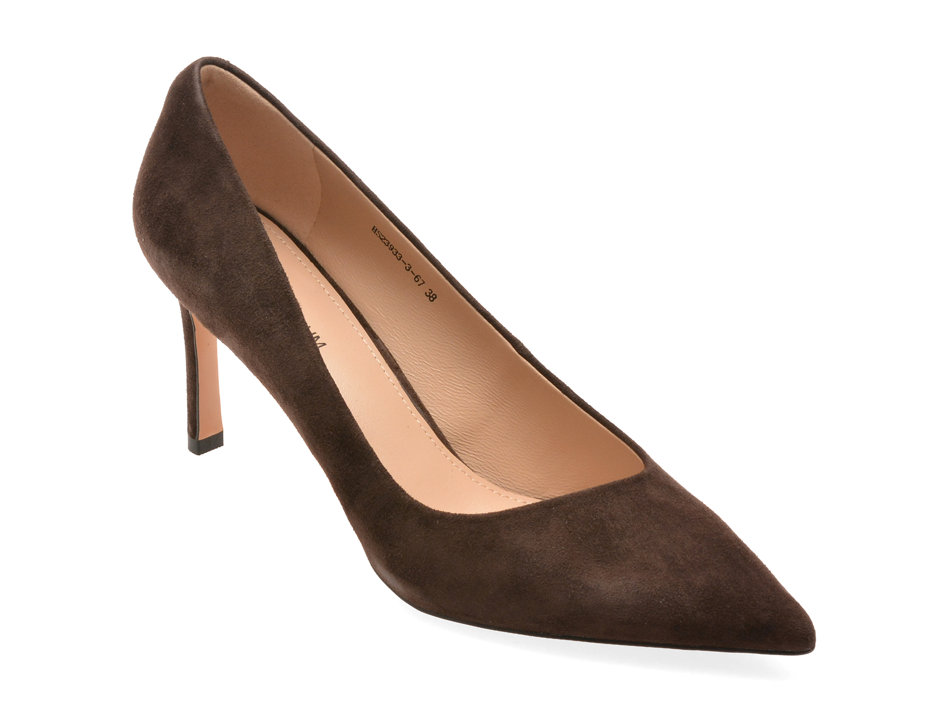 Pantofi eleganți maro, 23933, din piele întoarsă – EPICA PREMIUM Pantofi eleganți maro, 23933, din piele întoarsă – EPICA PREMIUM