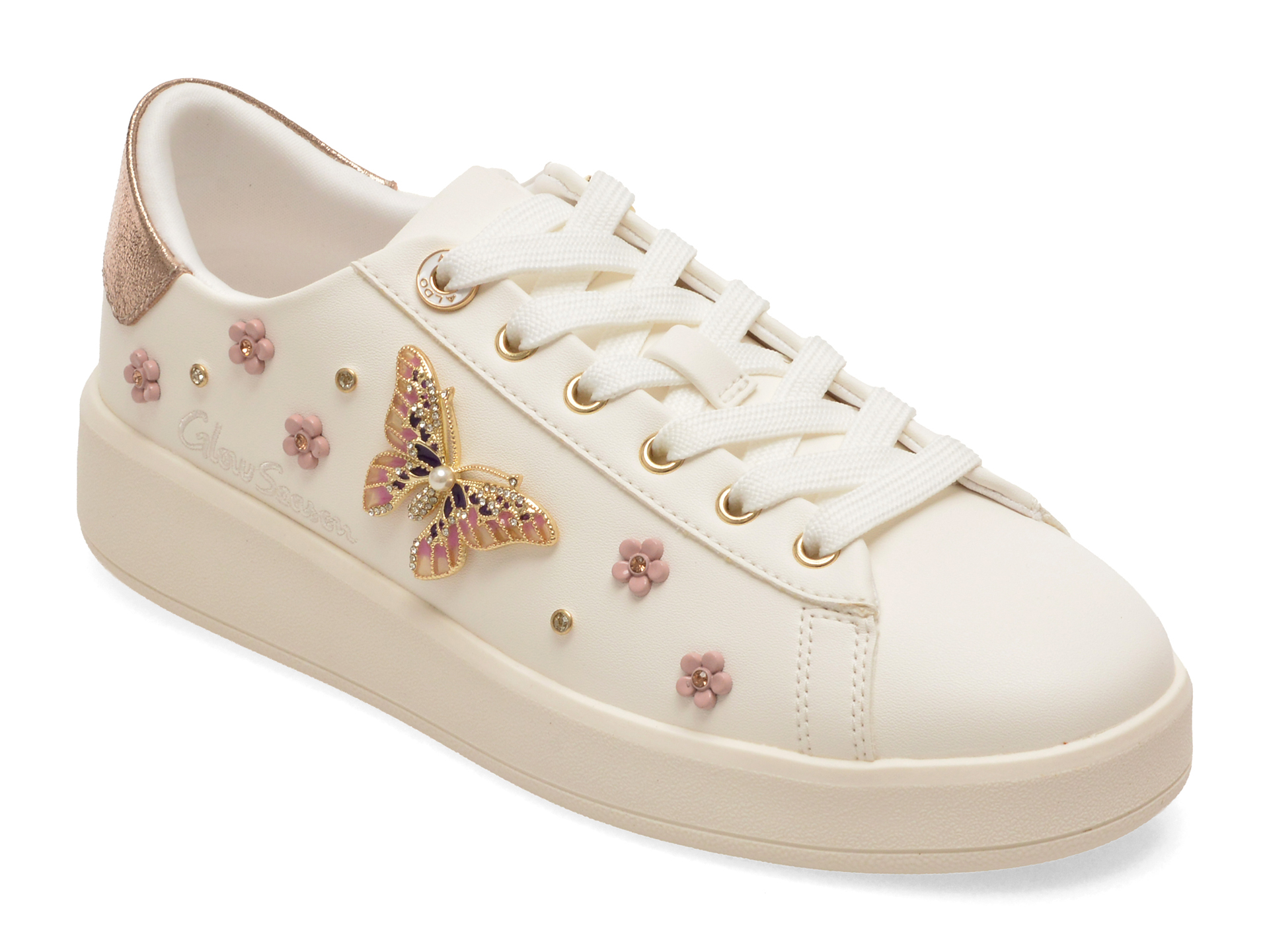 Pantofi sport albi, model SPRINGKISS 100 din piele ecologică – Aldo Pantofi sport albi, model SPRINGKISS 100 din piele ecologică – Aldo
