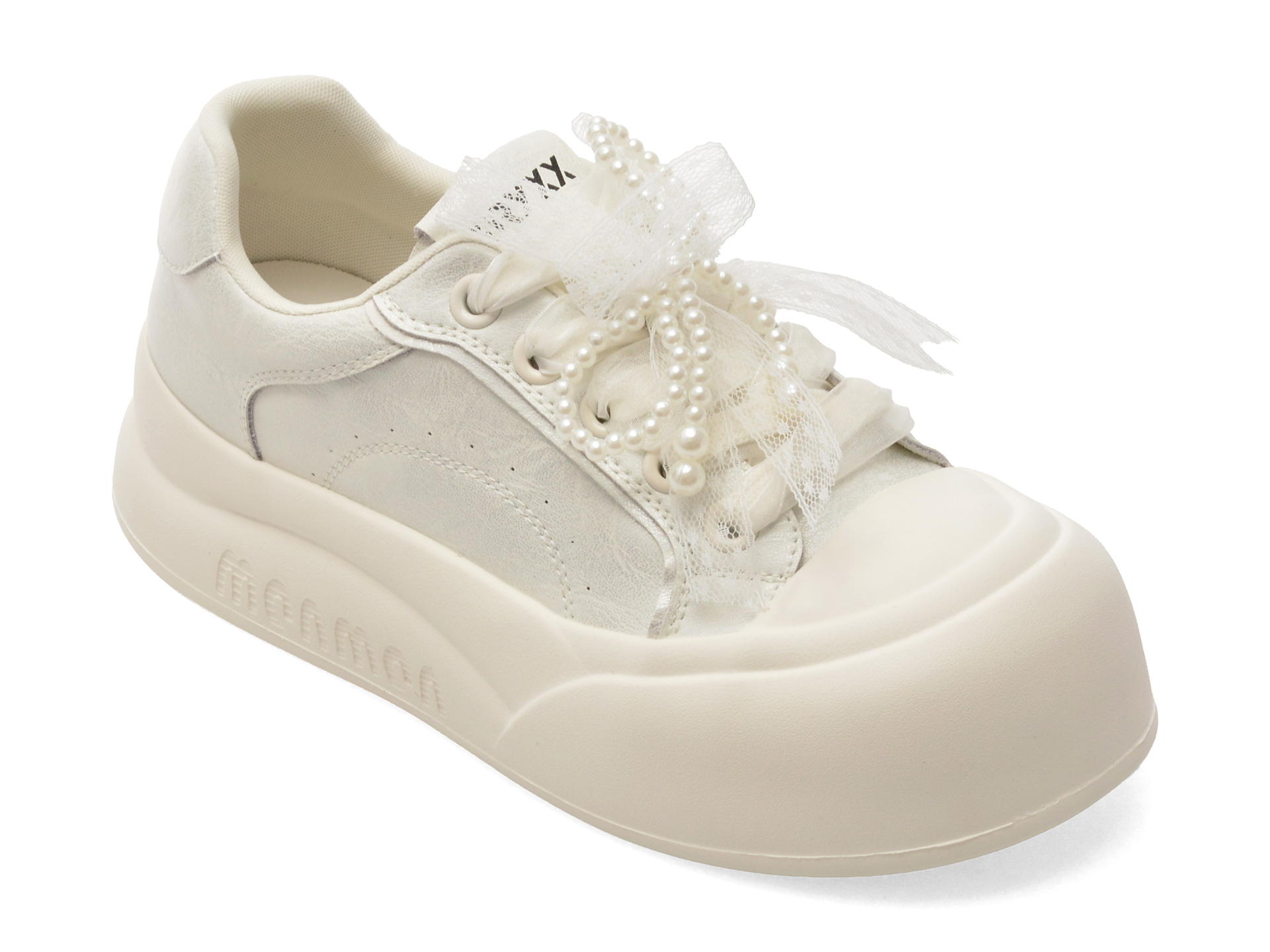 Pantofi sport argintii din piele naturală – Gryxx Pantofi sport argintii din piele naturală – Gryxx