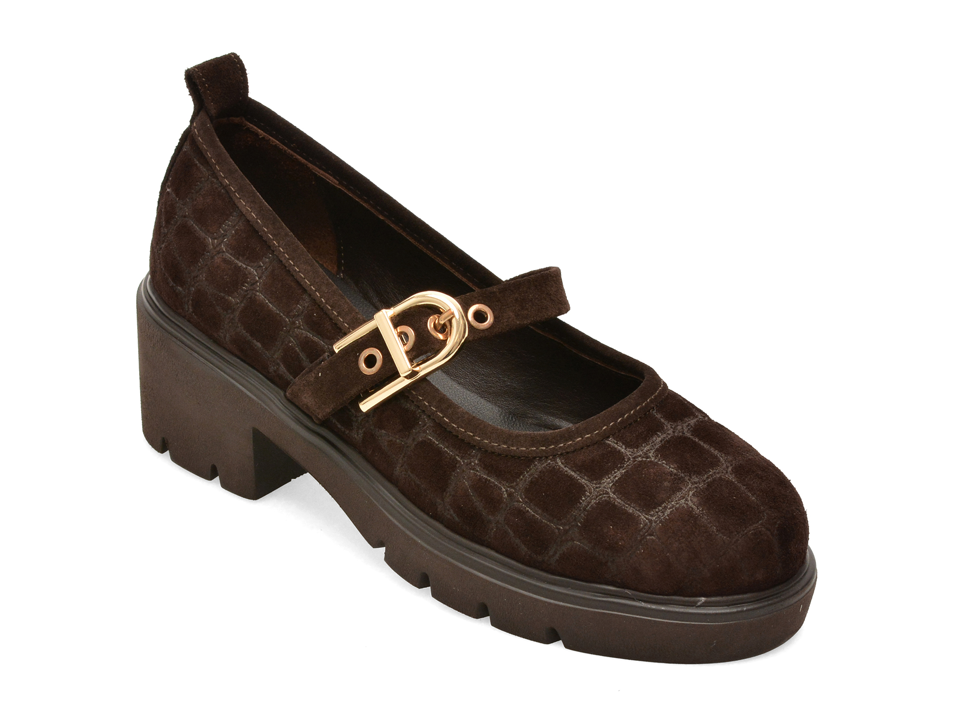 Pantofi maro din piele întoarsă, 4846215 – Gryxx Pantofi maro din piele întoarsă, 4846215 – Gryxx