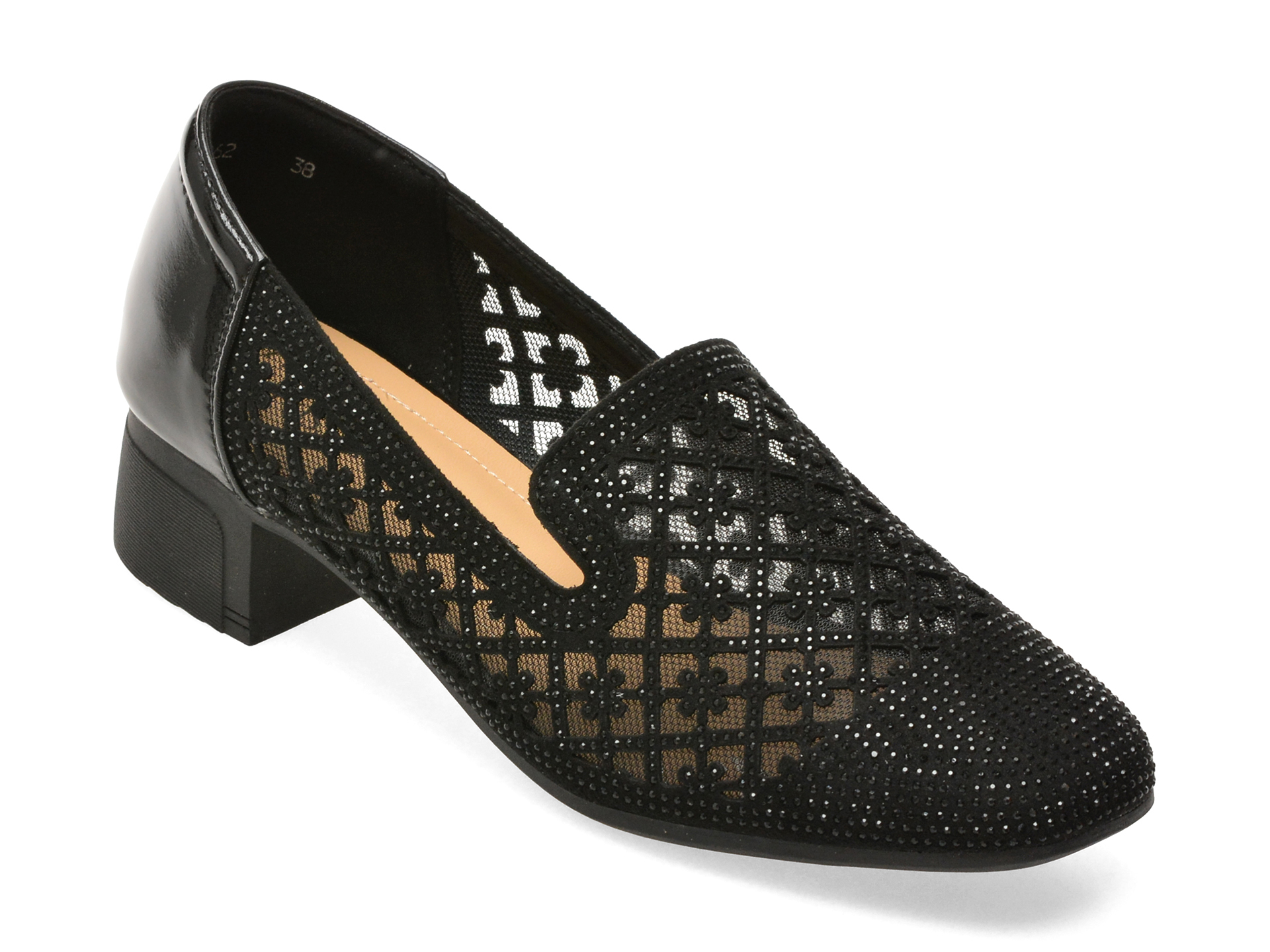 Pantofi negri, model 61062, din piele ecologică – Flavia Passini Pantofi negri, model 61062, din piele ecologică – Flavia Passini