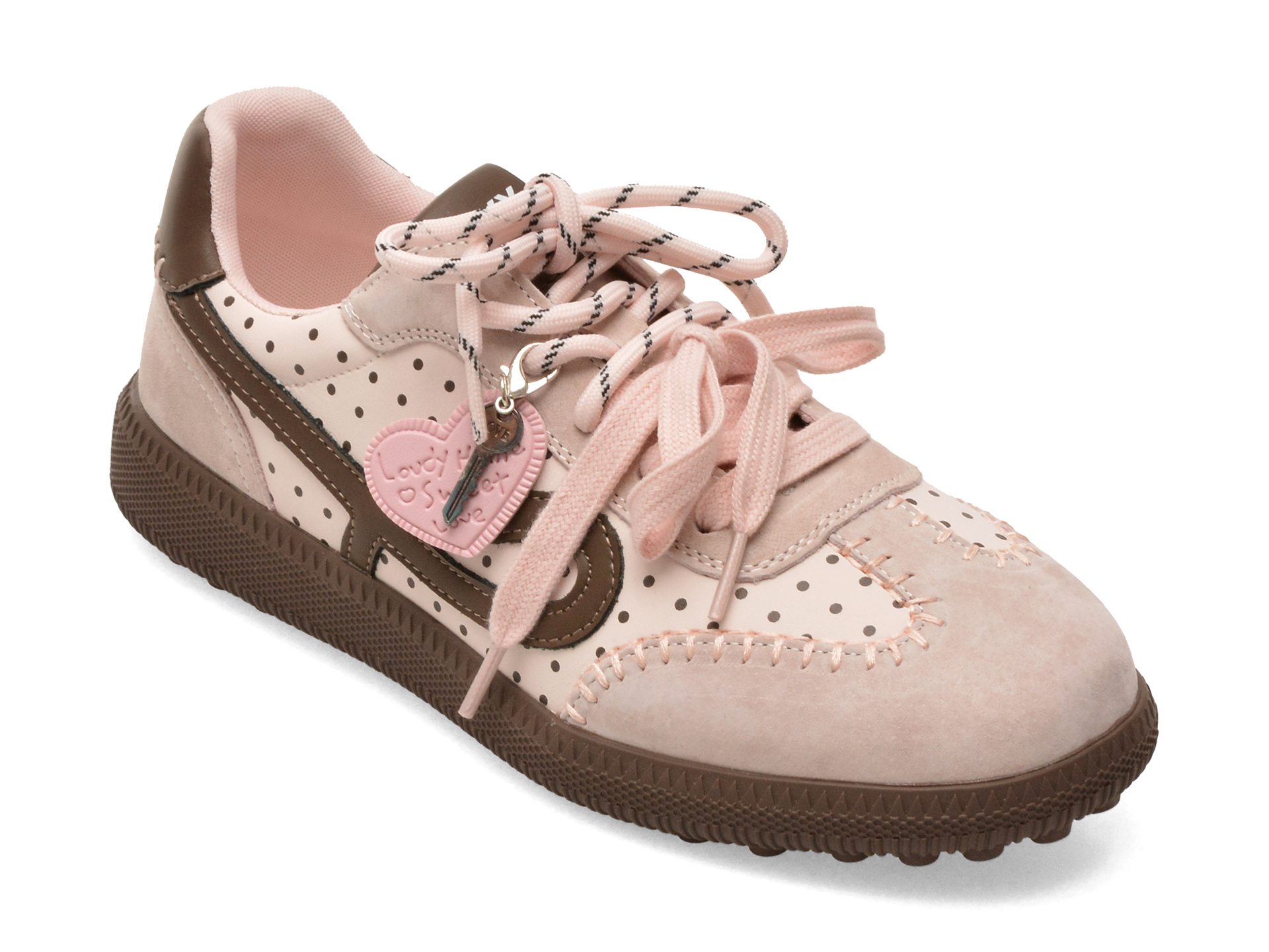 Pantofi sport roz, 9111, din piele ecologică – Gryxx Pantofi sport roz, 9111, din piele ecologică – Gryxx