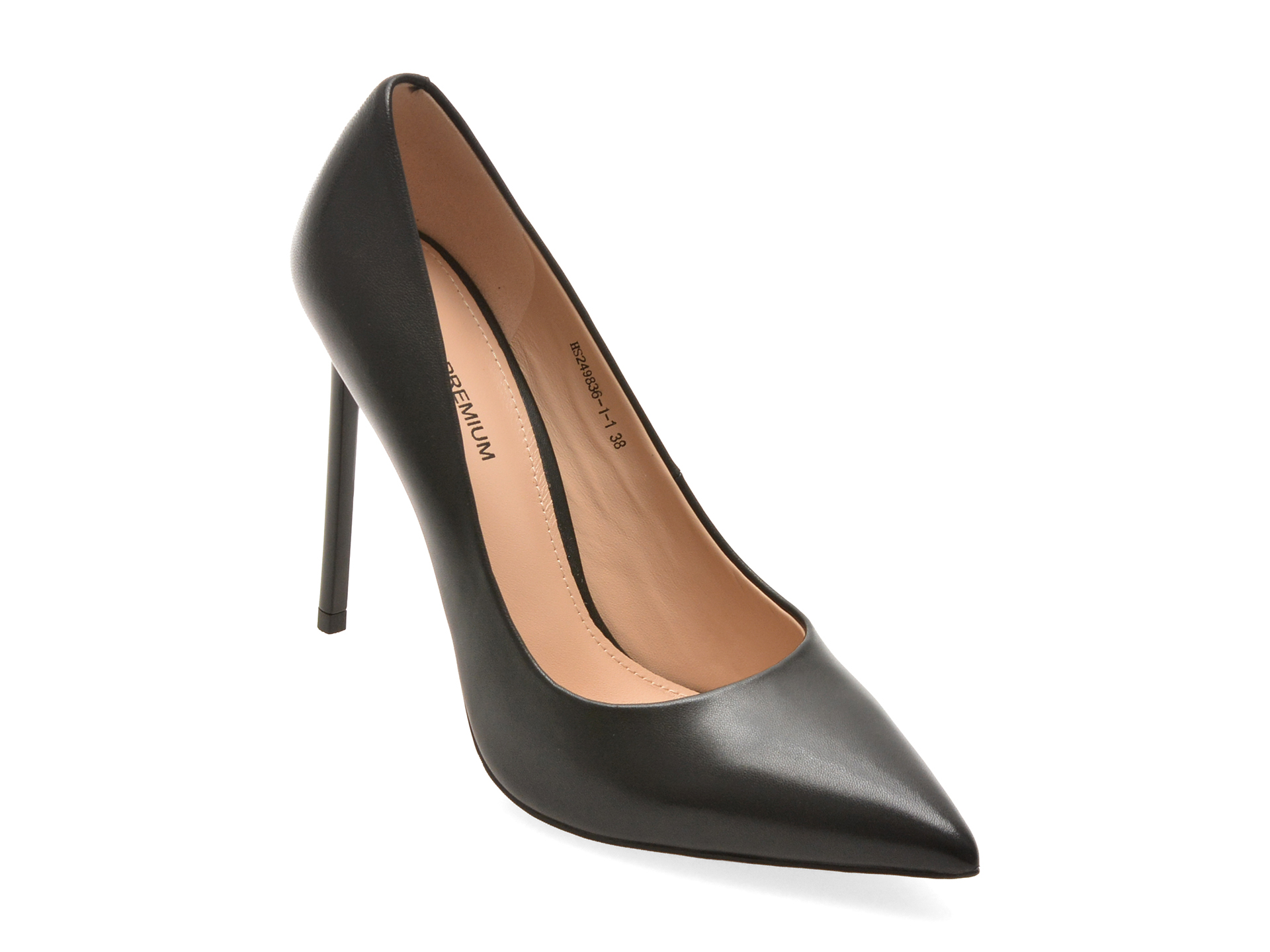 Pantofi eleganți negri, 249836, din piele naturală – EPICA PREMIUM Pantofi eleganți negri, 249836, din piele naturală – EPICA PREMIUM