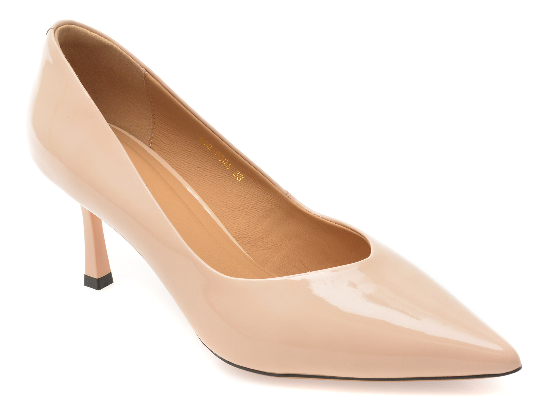 Pantofi eleganți nude, G09630, din piele naturală lăcuită – Epica Pantofi eleganți nude, G09630, din piele naturală lăcuită – Epica