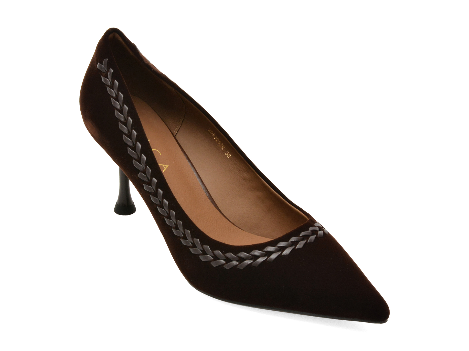 Pantofi eleganți maro, 3253, din material textil – Epica Pantofi eleganți maro, 3253, din material textil – Epica