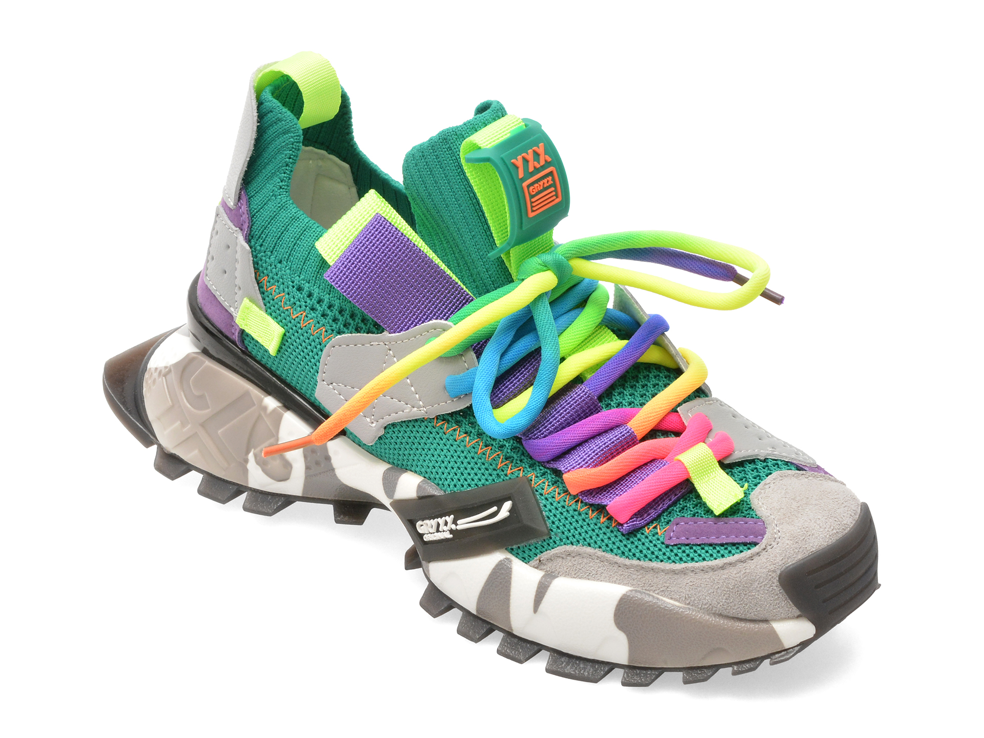 Pantofi sport verzi, 18159, din material textil – Gryxx Pantofi sport verzi, 18159, din material textil – Gryxx