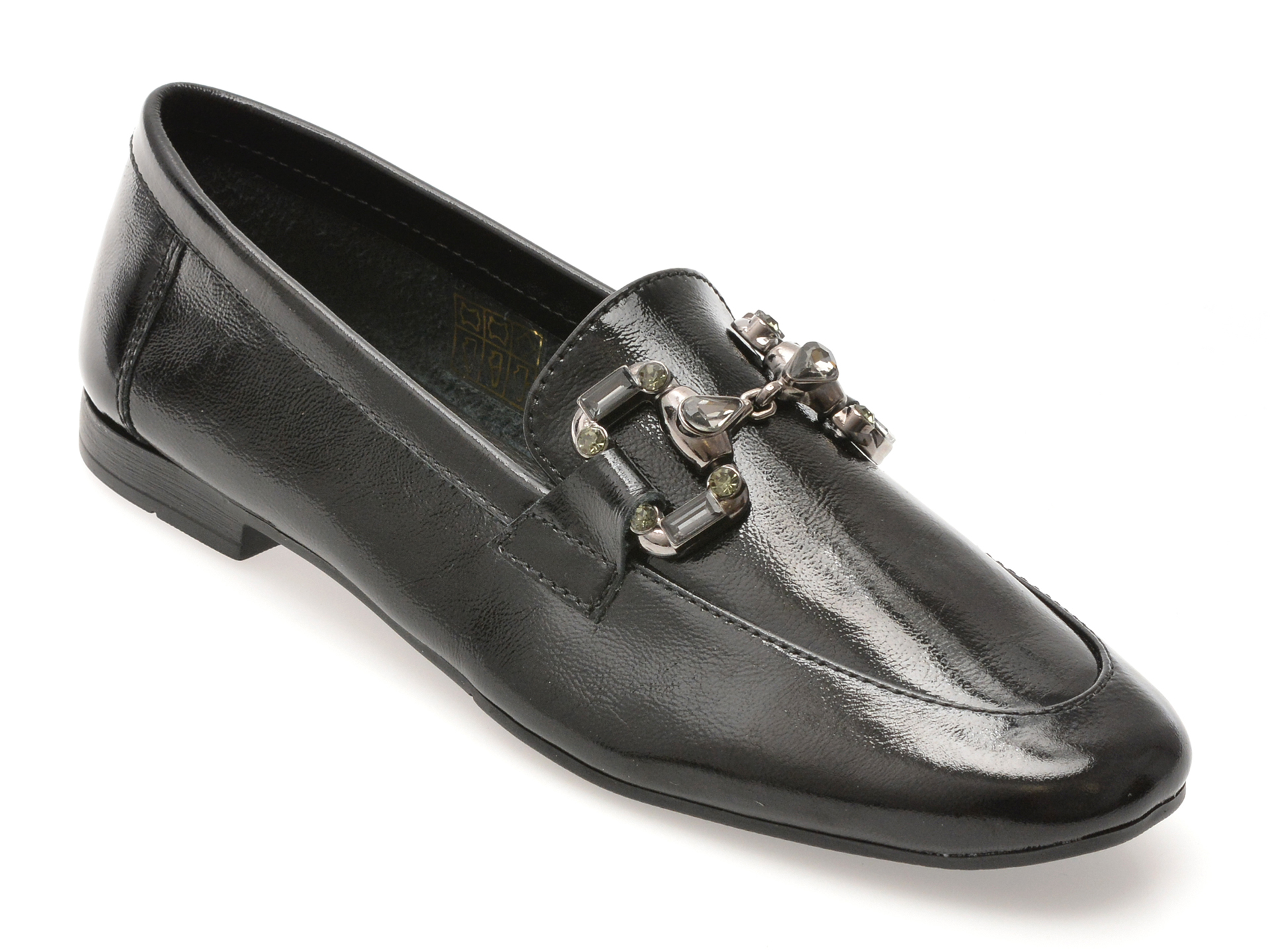 Mocasini negri din piele naturală lacuită – Epica Mocasini negri din piele naturală lacuită – Epica
