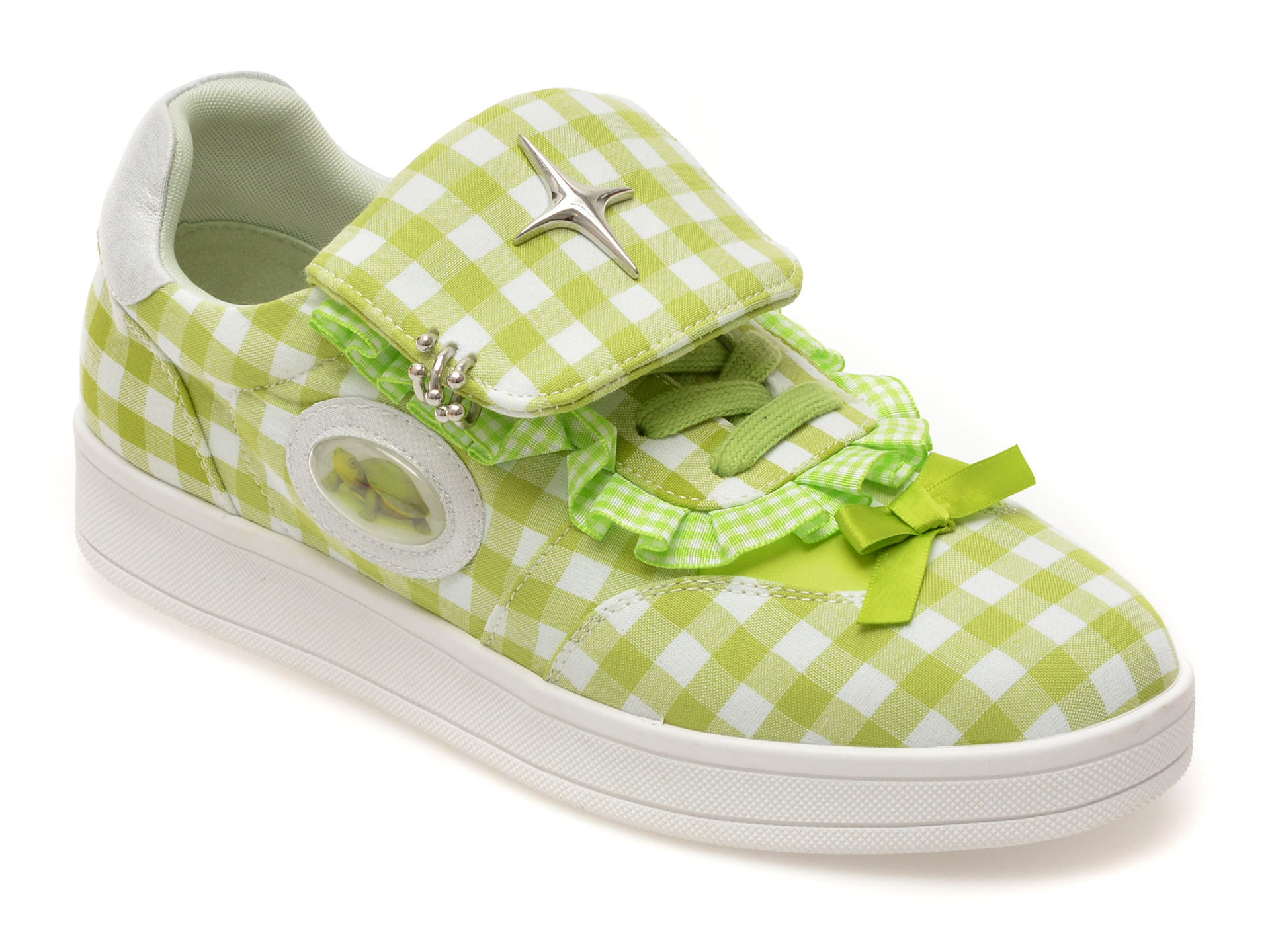 Pantofi sport verzi, QS925, din material textil – Gryxx Pantofi sport verzi, QS925, din material textil – Gryxx