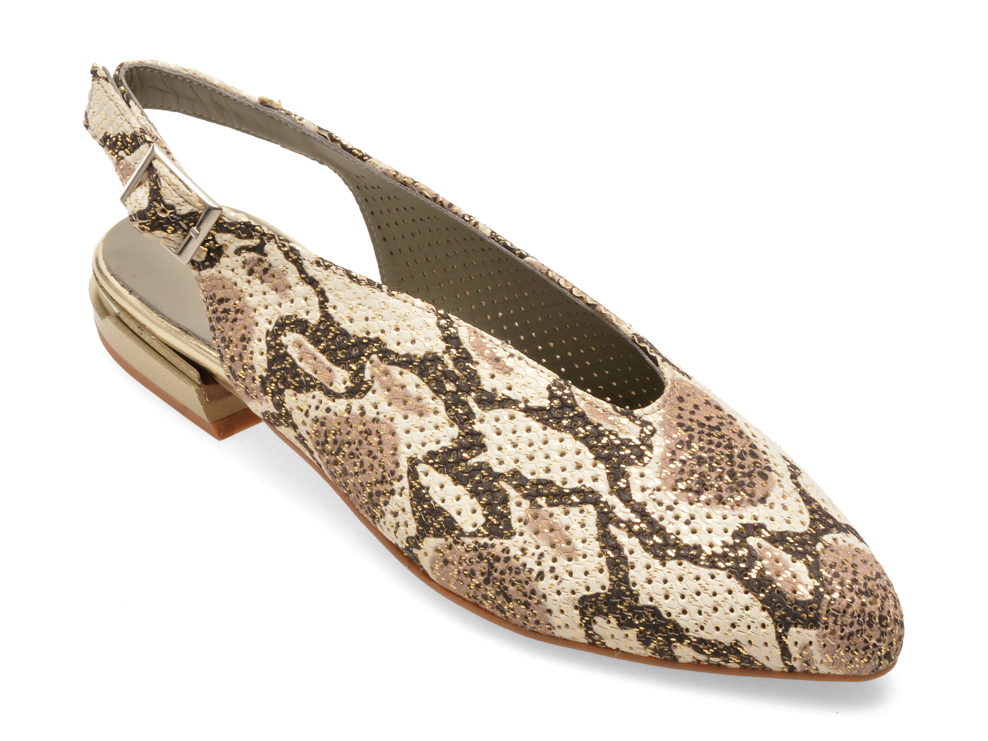Pantofi eleganți maro, 16716, din piele naturală – Image Pantofi eleganți maro, 16716, din piele naturală – Image
