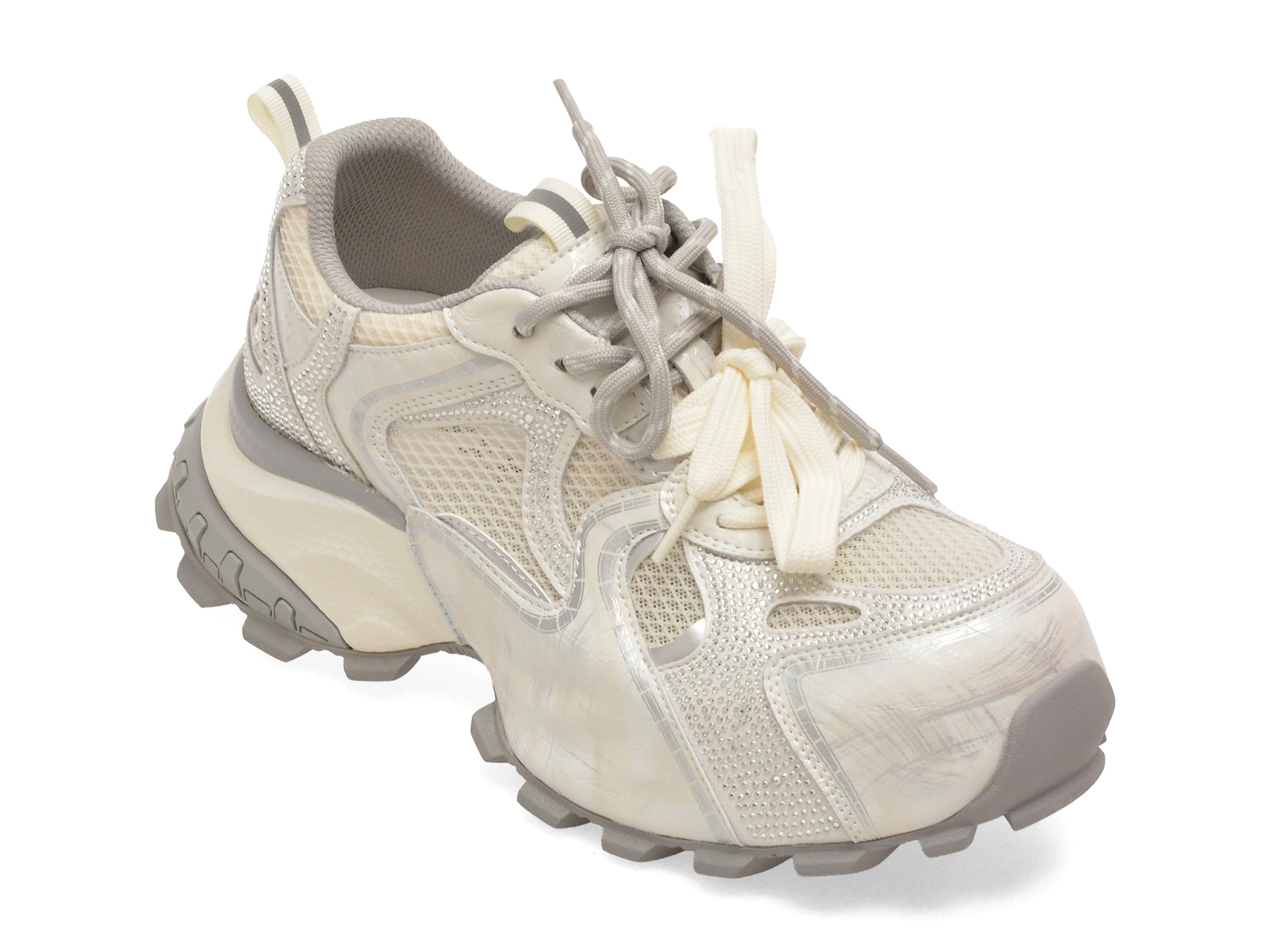 Pantofi sport albi, model 5G873, din material textil – Gryxx Pantofi sport albi, model 5G873, din material textil – Gryxx