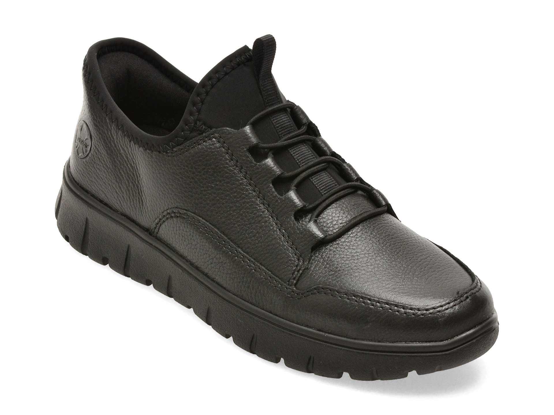 Pantofi sport negri, N1357, din piele naturală – Rieker Pantofi sport negri, N1357, din piele naturală – Rieker