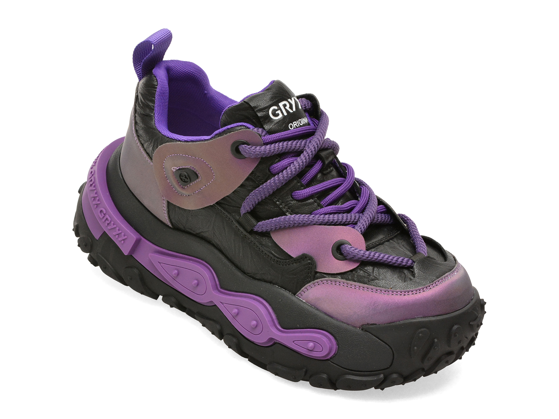 Pantofi sport mov, 53738, din piele naturală – Gryxx Pantofi sport mov, 53738, din piele naturală – Gryxx