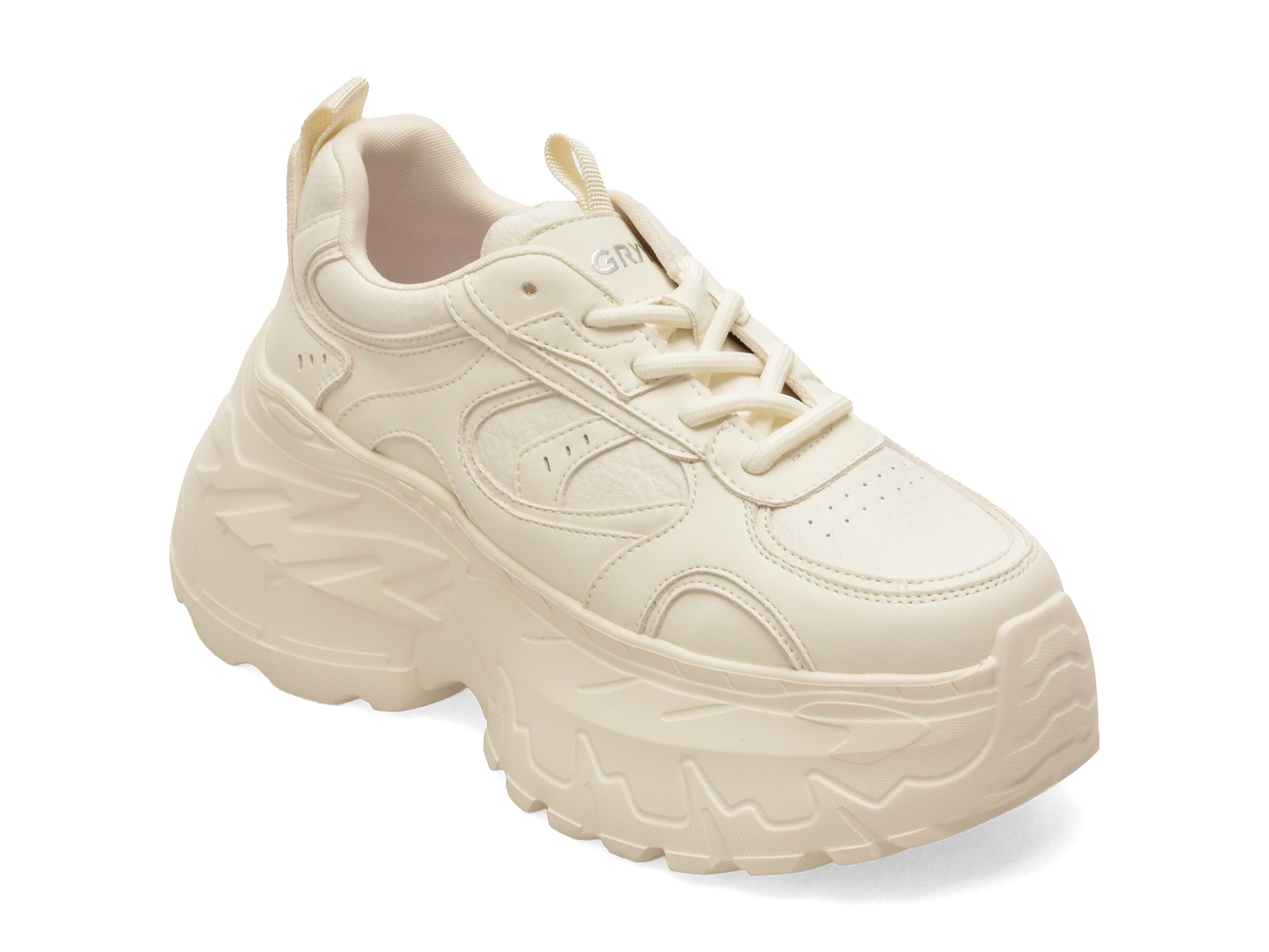 Pantofi sport albi, 7871, din piele naturală – Gryxx Pantofi sport albi, 7871, din piele naturală – Gryxx
