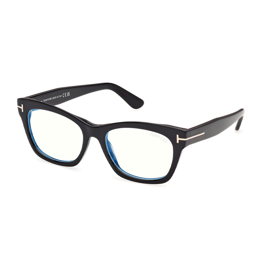 Ochelari de vedere dama cu lentile pentru protecție calculator FT6173B 001 – Tom Ford Ochelari de vedere dama cu lentile pentru protecție calculator FT6173B 001 – Tom Ford