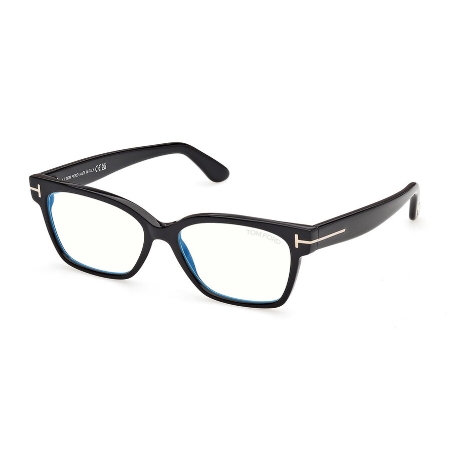 Ochelari de vedere dama FT6171B 001 cu lentile pentru protecție calculator – Tom Ford Ochelari de vedere dama FT6171B 001 cu lentile pentru protecție calculator – Tom Ford