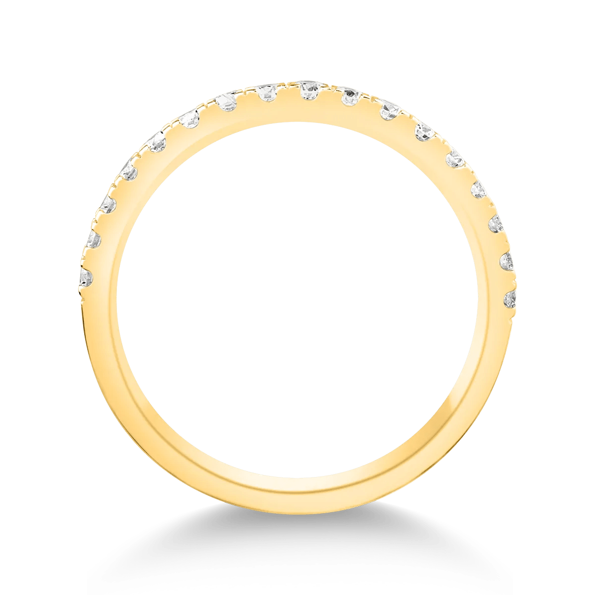 Inel eternity aur galben cu diamante 0.31ct Inel eternity aur galben cu diamante 0.31ct