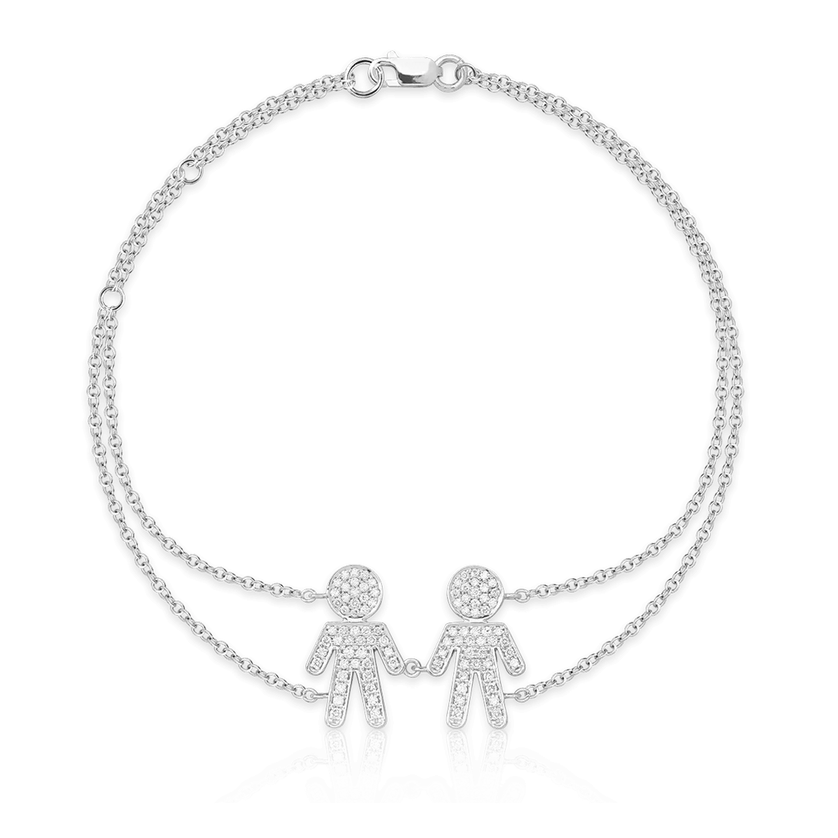 Brățară din aur alb cu diamante de 0.33ct Brățară din aur alb cu diamante de 0.33ct