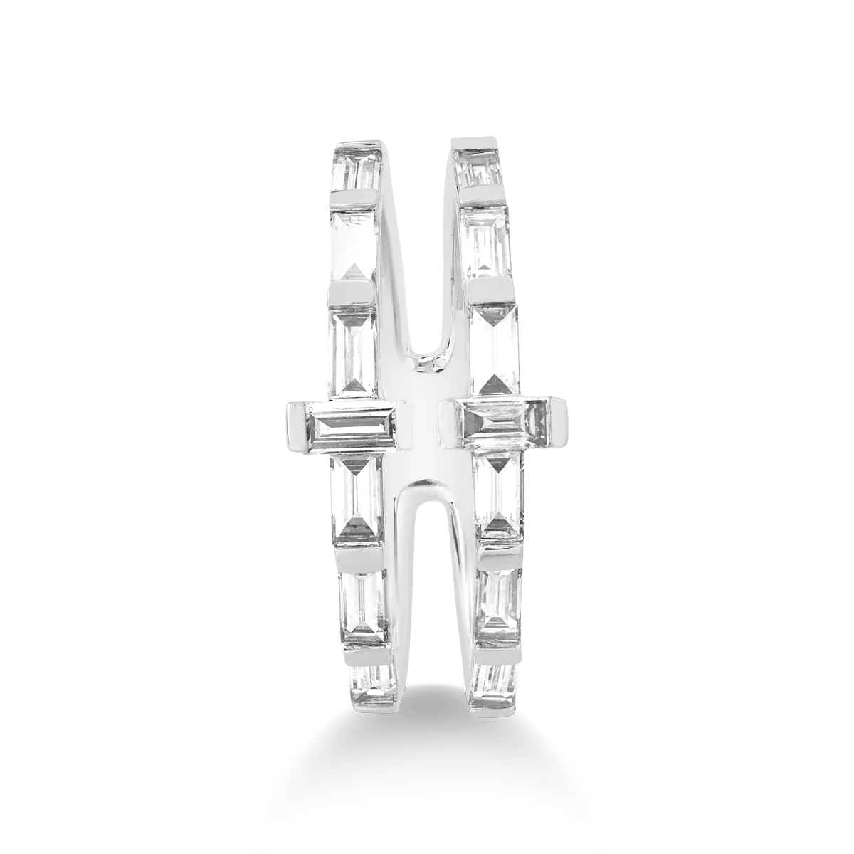 Inel din aur alb cu diamant de 0.8ct Inel din aur alb cu diamant de 0.8ct