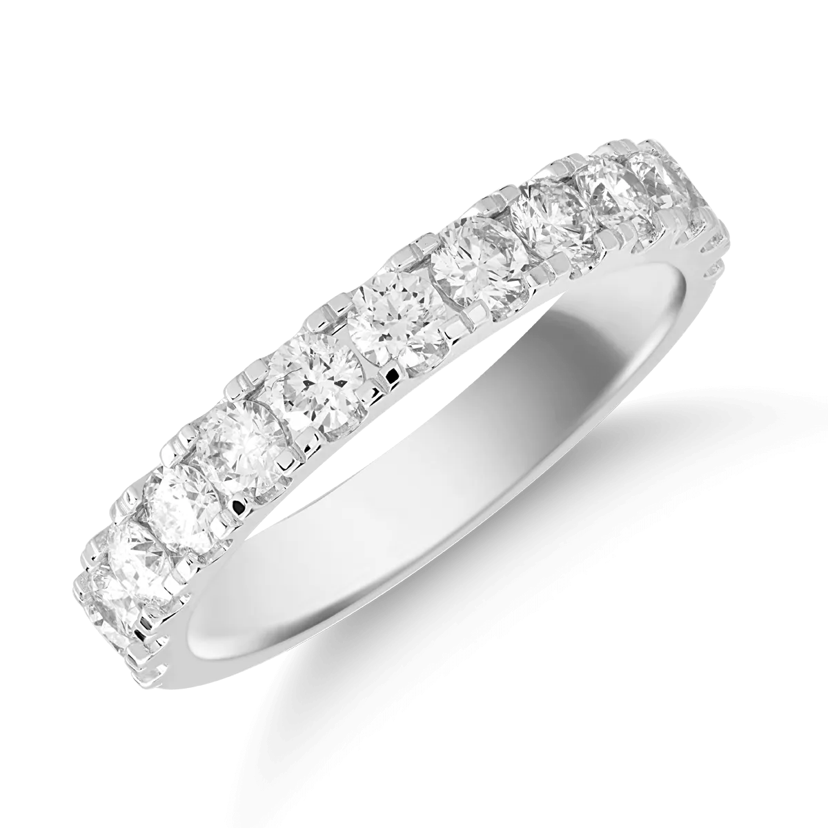 Inel din aur alb cu diamante 0.73ct Inel din aur alb cu diamante 0.73ct