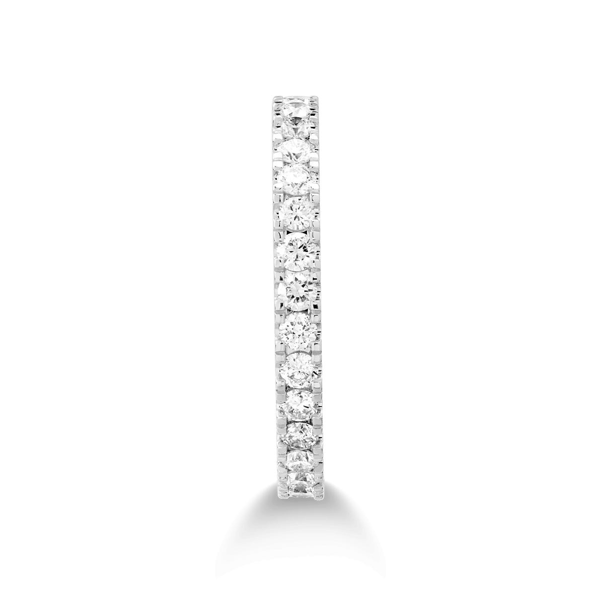 Inel eternity din aur alb cu diamante – eleganță rafinată Inel eternity din aur alb cu diamante - eleganță rafinată