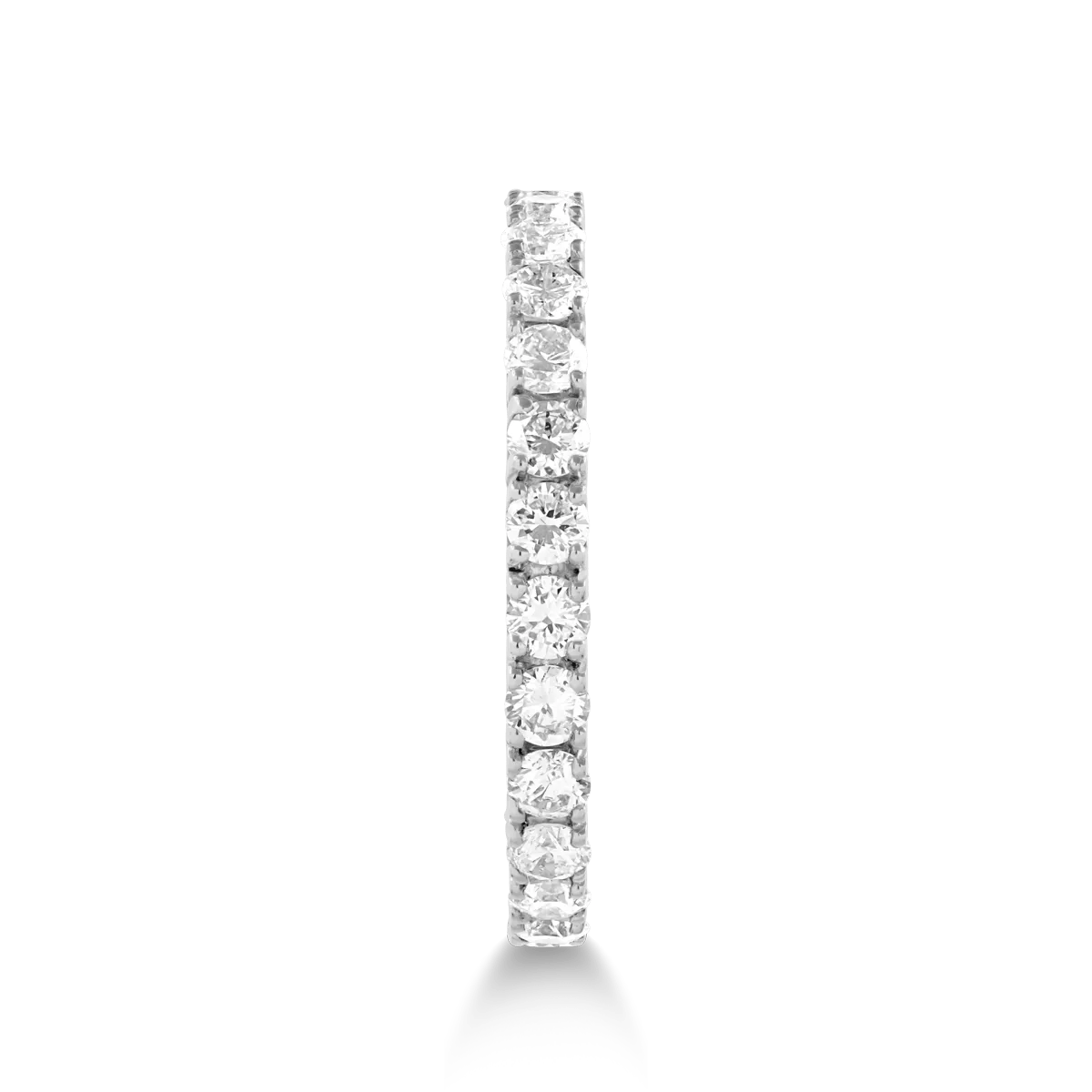 Inel eternity din aur alb cu diamante – eleganță Inel eternity din aur alb cu diamante - eleganță