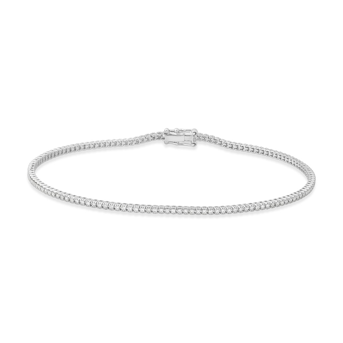 Brățară tennis din aur alb cu diamante de 1.34ct Brățară tennis din aur alb cu diamante de 1.34ct