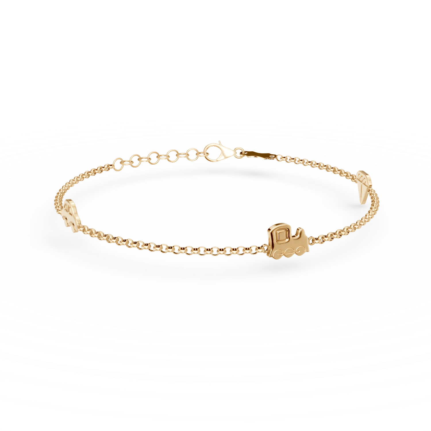 Brățară pentru copii din aur galben 14k Brățară pentru copii din aur galben 14k
