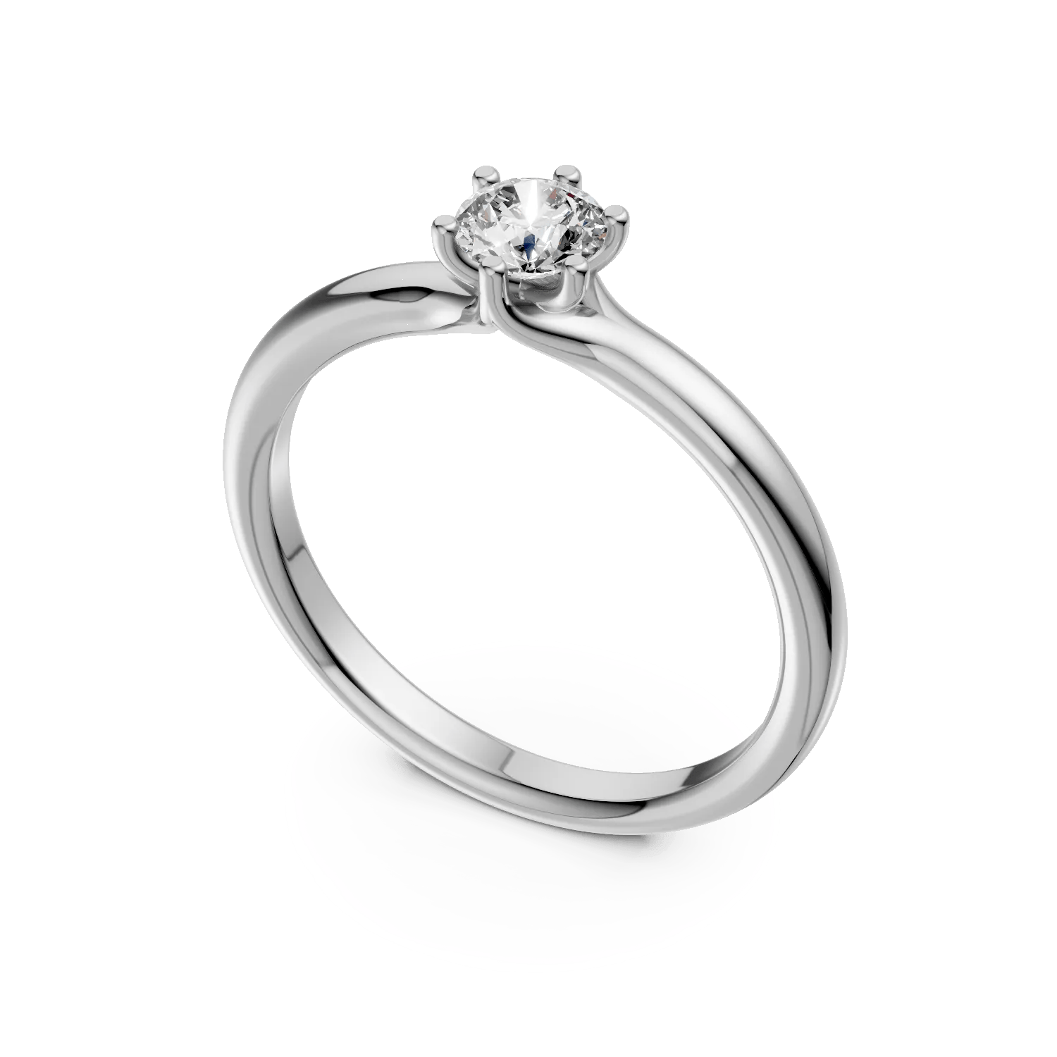 Inel de logodnă aur alb cu diamant – Teilor Inel de logodnă aur alb cu diamant – Teilor