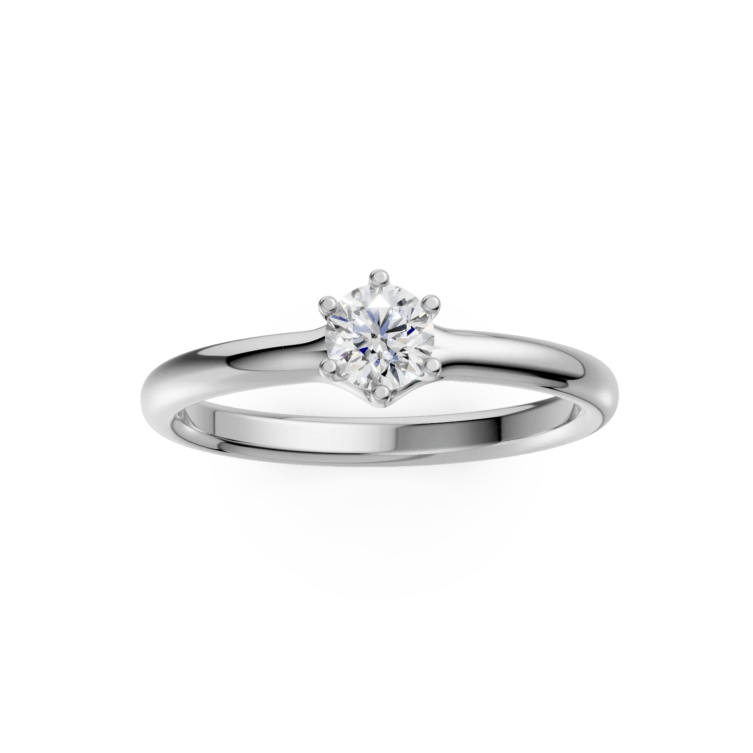 Inel de logodnă aur alb cu diamant – Teilor Inel de logodnă aur alb cu diamant – Teilor