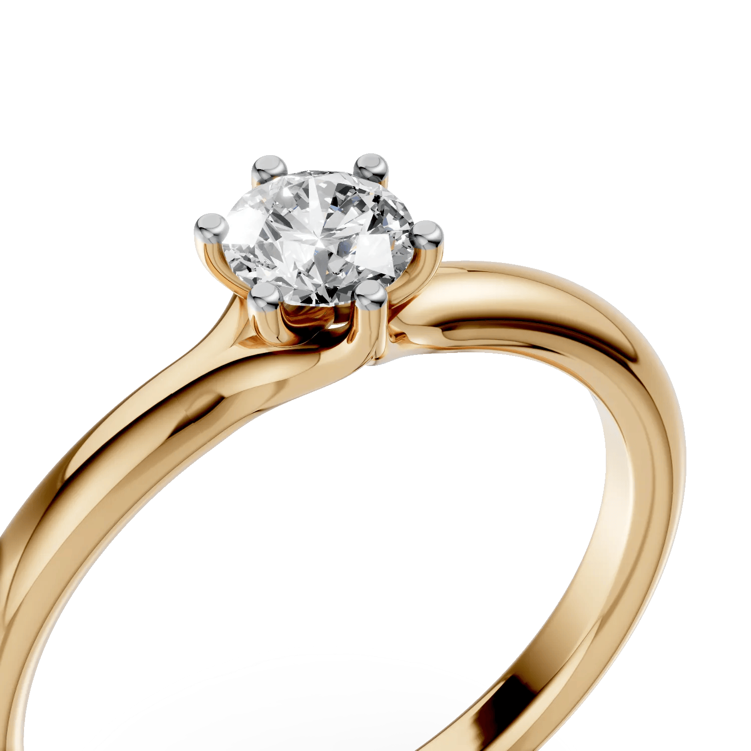 Inel de logodnă din aur galben cu diamant – Teilor Inel de logodnă din aur galben cu diamant - Teilor