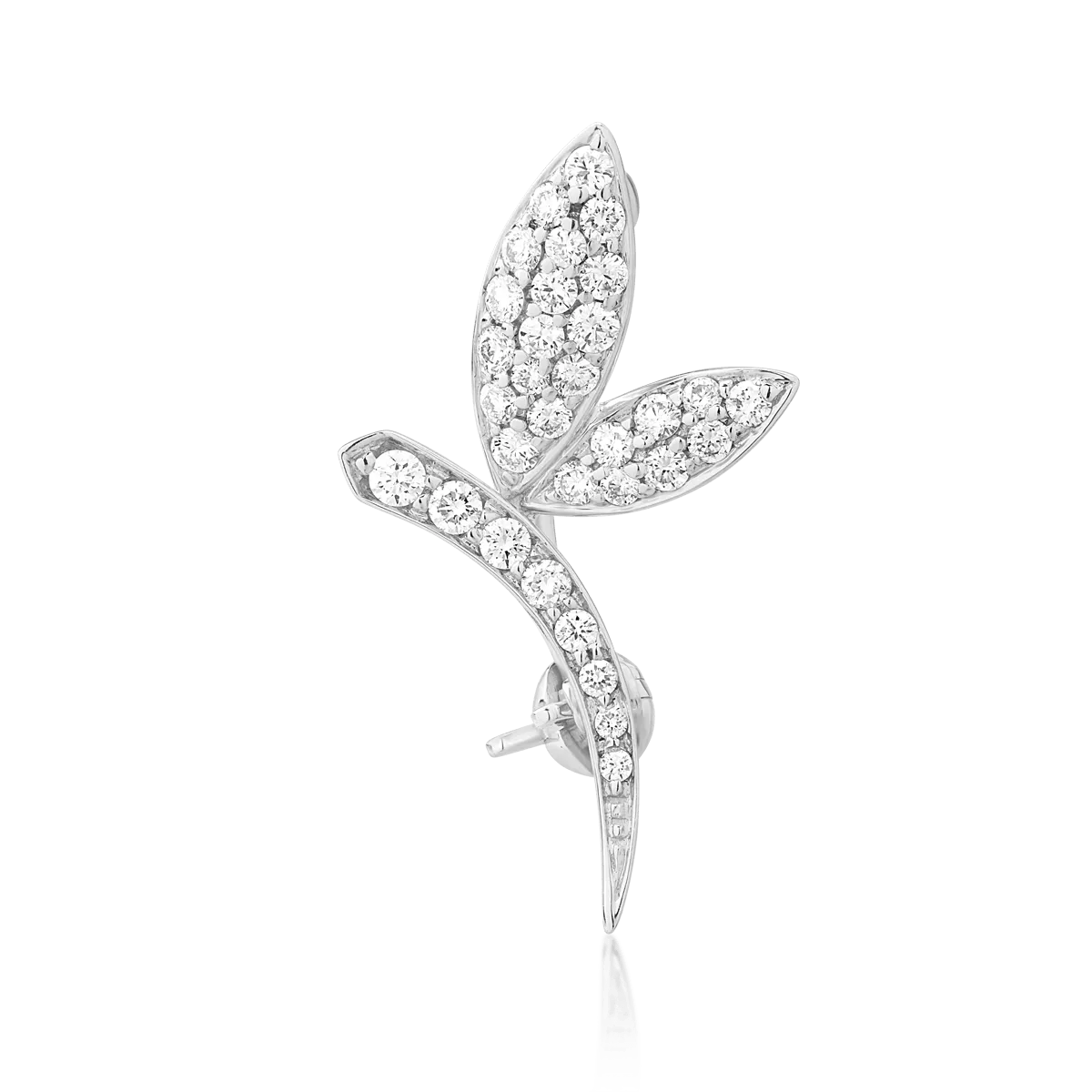 Broșă din aur alb cu diamante de 0.26ct Broșă din aur alb cu diamante de 0.26ct