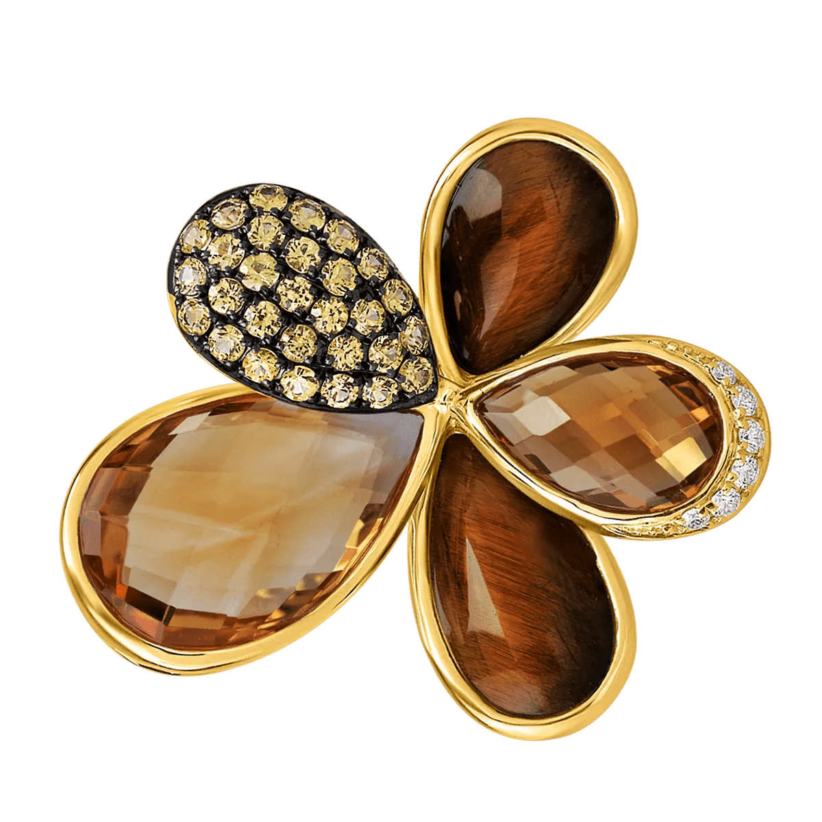 Pandant din aur galben cu pietre de 21.1ct Pandant din aur galben cu pietre de 21.1ct