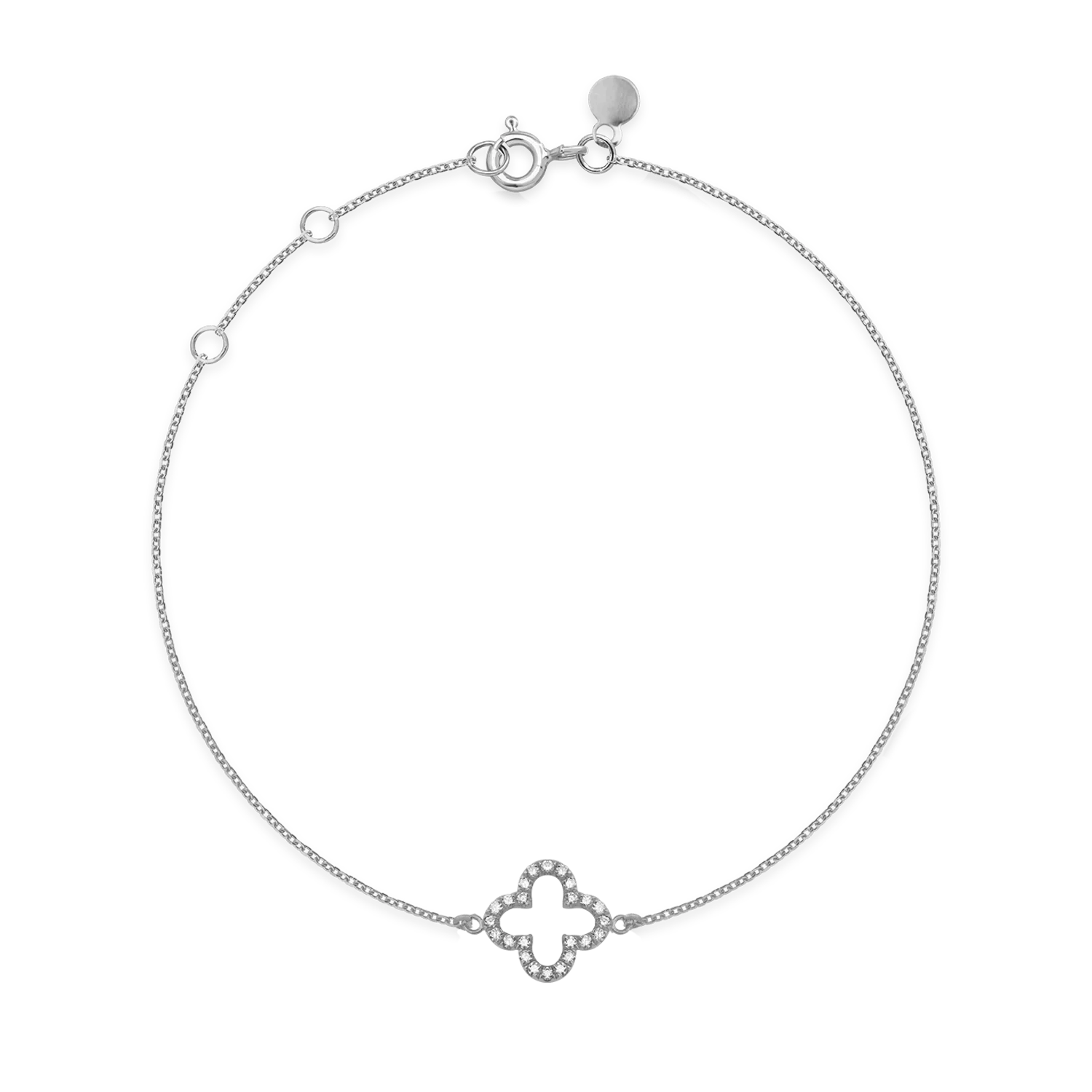 Brățară din aur alb cu diamante de 0.06ct – Teilor Brățară din aur alb cu diamante de 0.06ct – Teilor