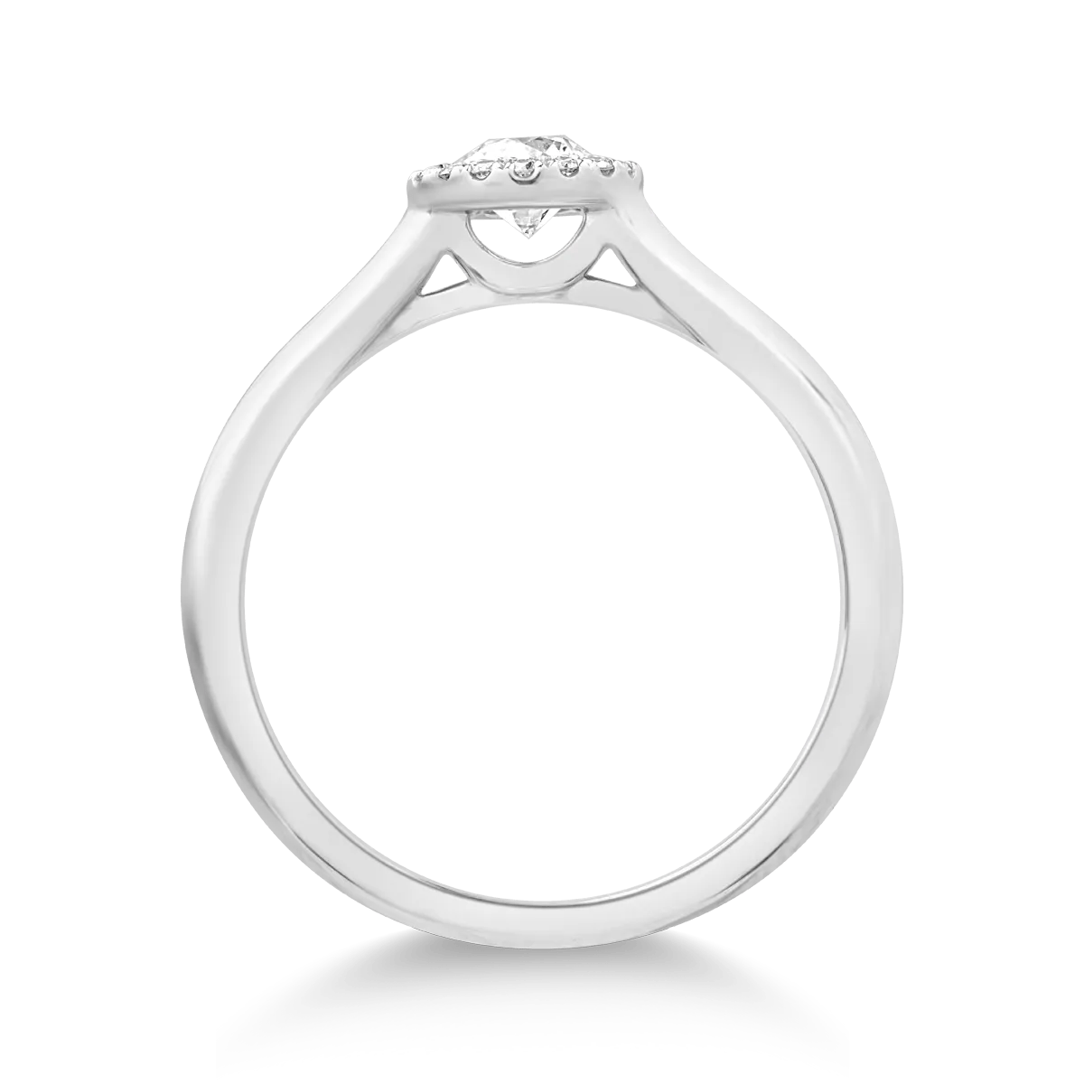 Inel din aur alb cu diamant – eleganță rafinată Inel din aur alb cu diamant - eleganță rafinată