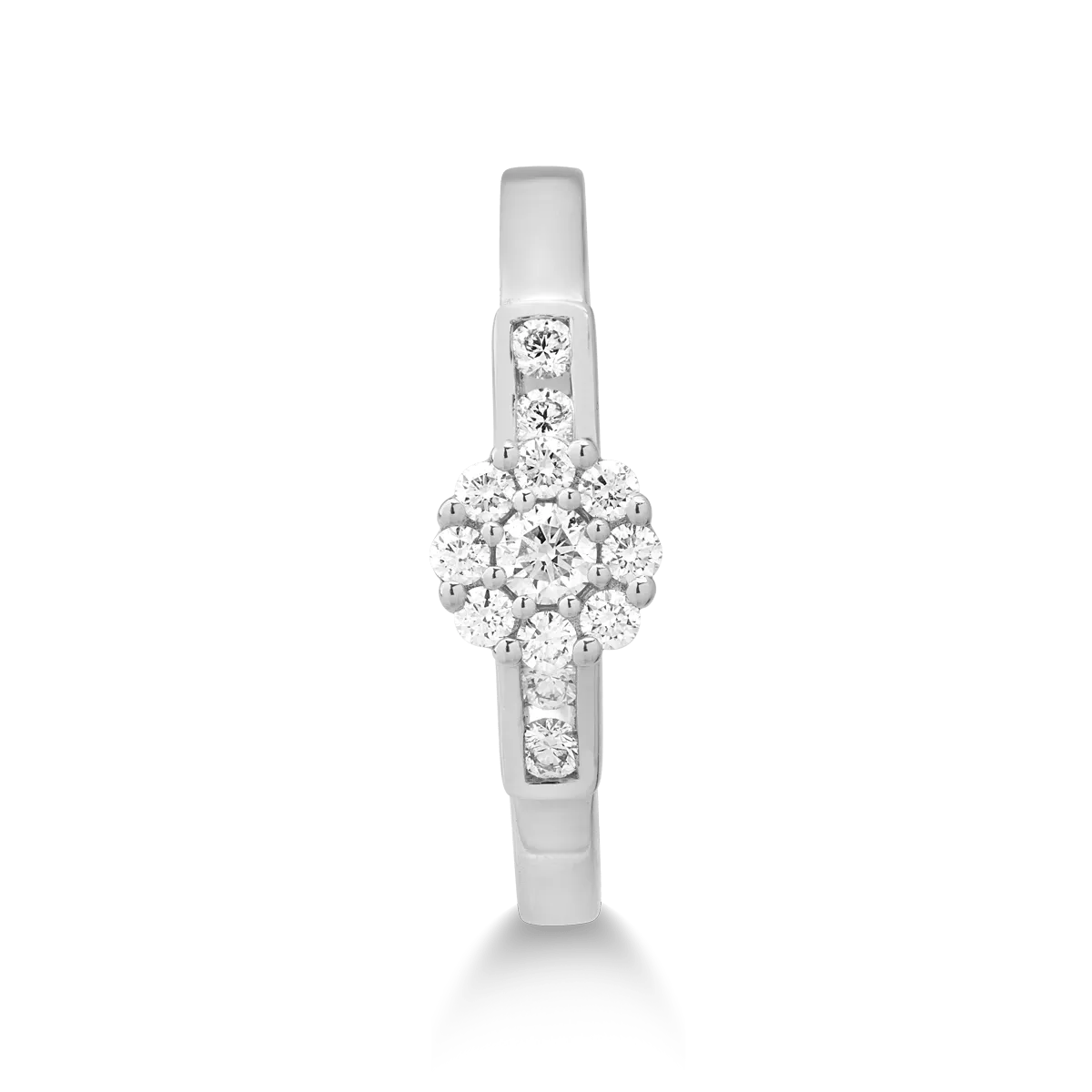 Inel aur alb cu diamante 0.28ct – teilor Inel aur alb cu diamante 0.28ct - teilor