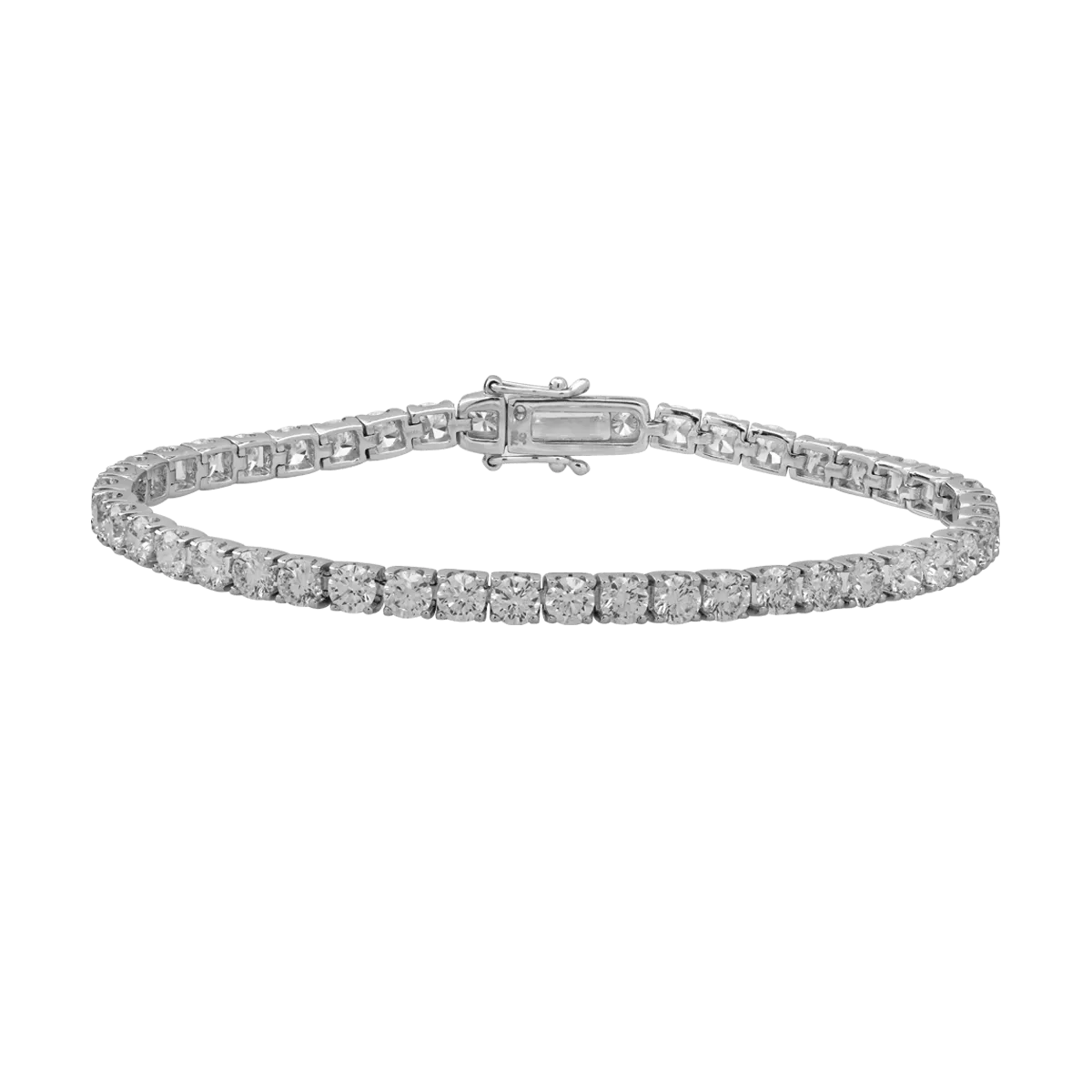 Brăţară din aur alb cu diamante de 8ct Brăţară din aur alb cu diamante de 8ct