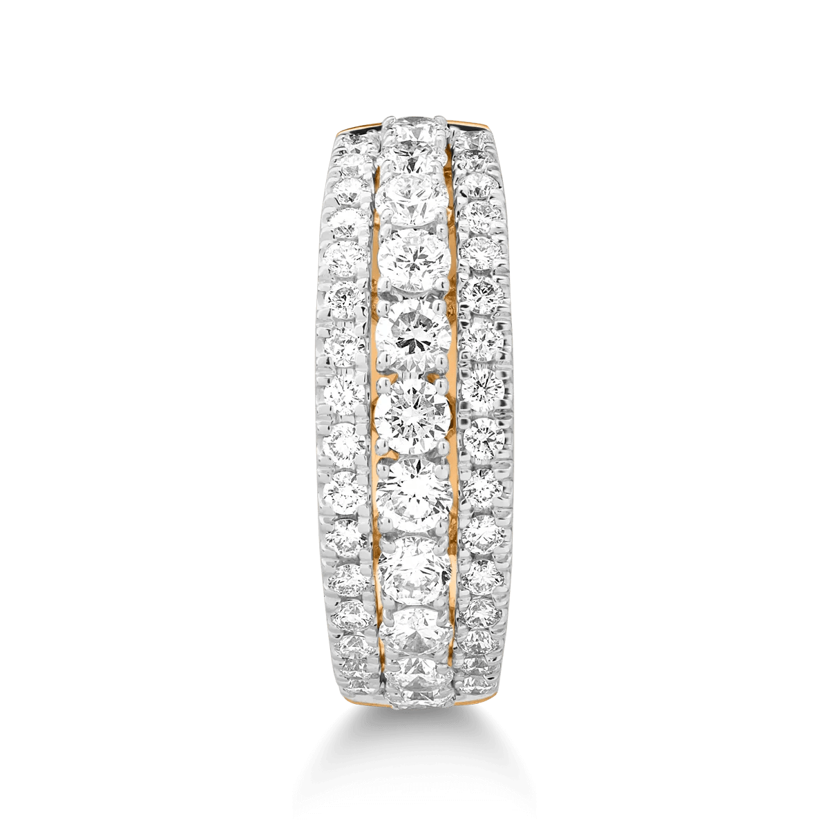 Inel din aur galben cu diamante | eleganță pură Inel din aur galben cu diamante | eleganță pură