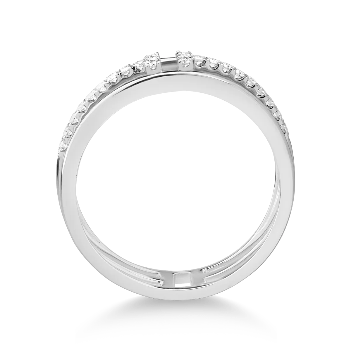 Inel din aur alb cu diamante | bijuteriile teilor Inel din aur alb cu diamante | bijuteriile teilor