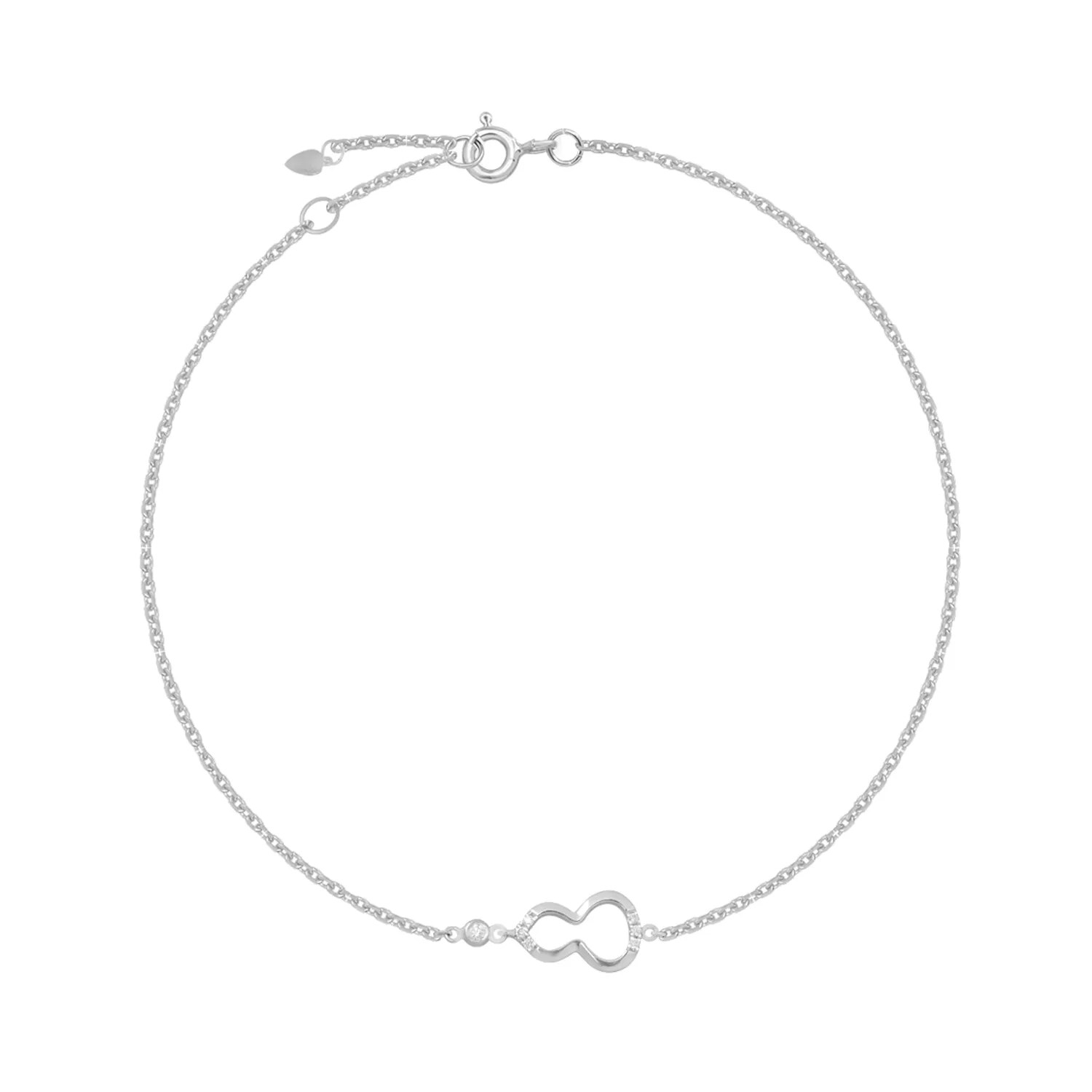 Brățară din aur alb cu diamante 0.034ct Brățară din aur alb cu diamante 0.034ct