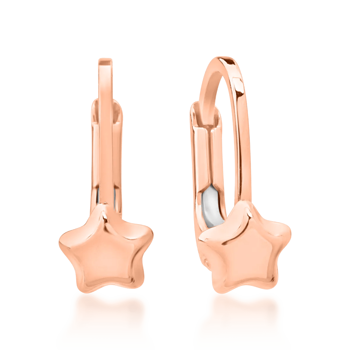 Cercei din aur roz Cercei din aur roz