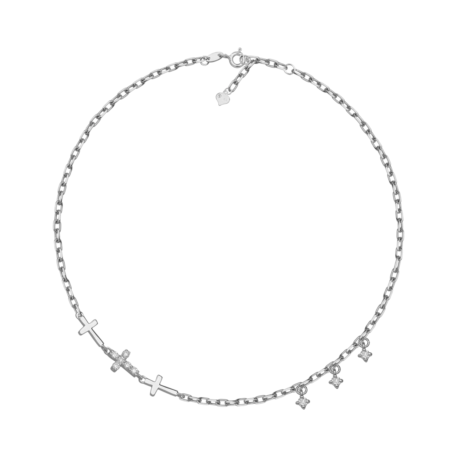 Brățară din aur alb cu diamante de 0.088ct Brățară din aur alb cu diamante de 0.088ct