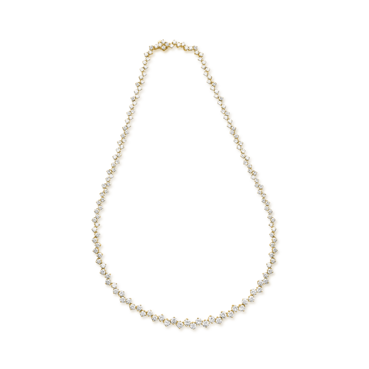 Colier din aur galben cu diamante de 12.4ct Colier din aur galben cu diamante de 12.4ct