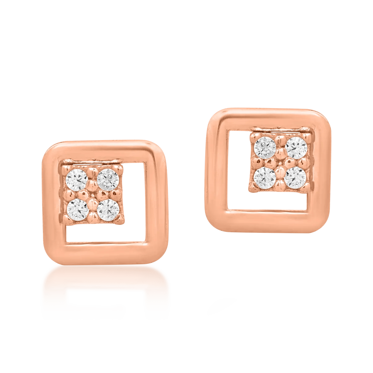 Cercei din aur roz – teilor Cercei din aur roz – teilor