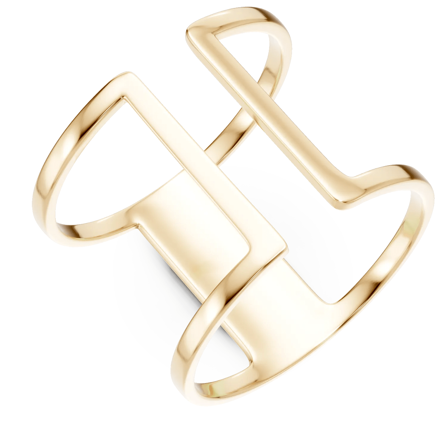 Inel dublu aur galben Inel dublu aur galben