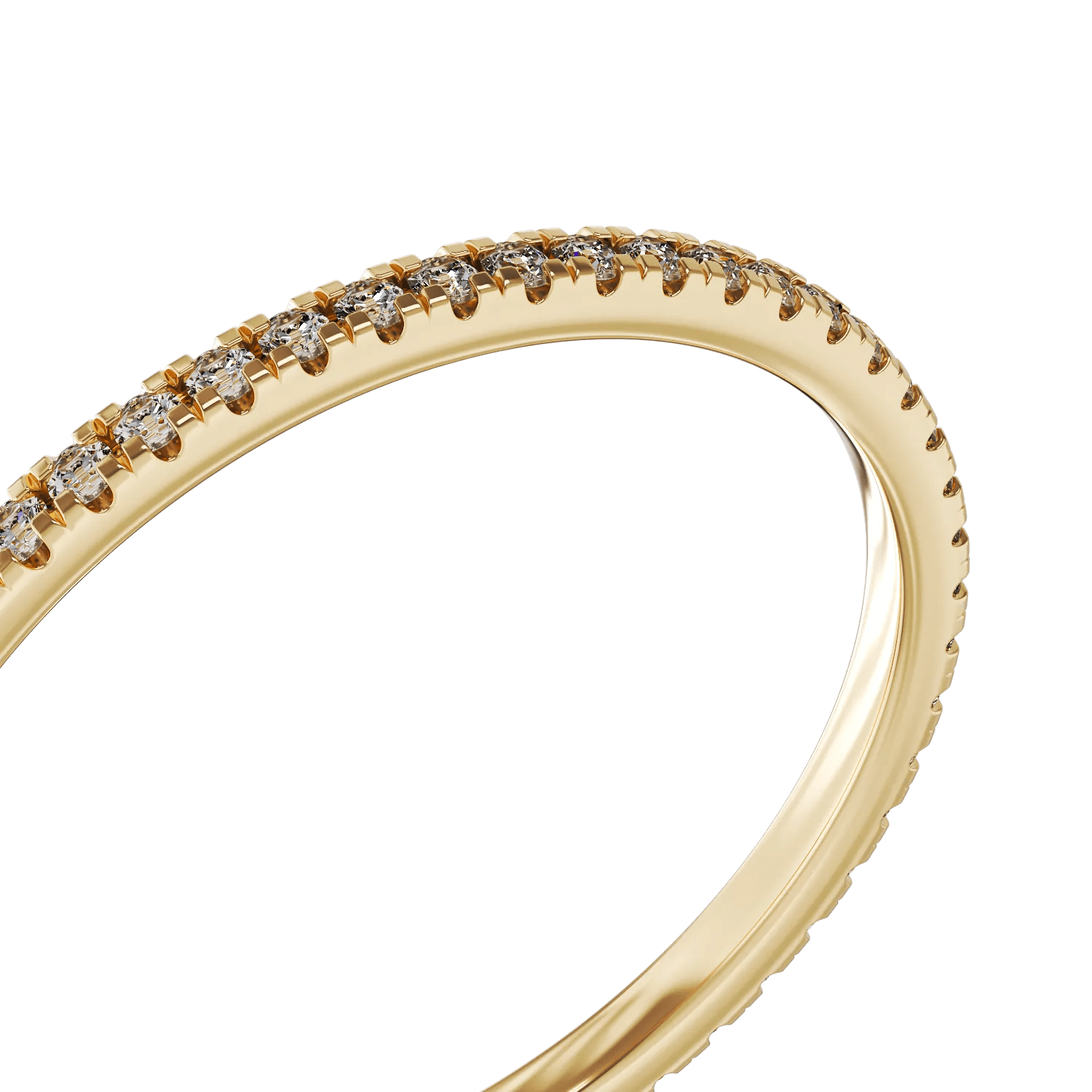 Inel infinity din aur galben cu diamante | biju.ro Inel infinity din aur galben cu diamante | biju.ro