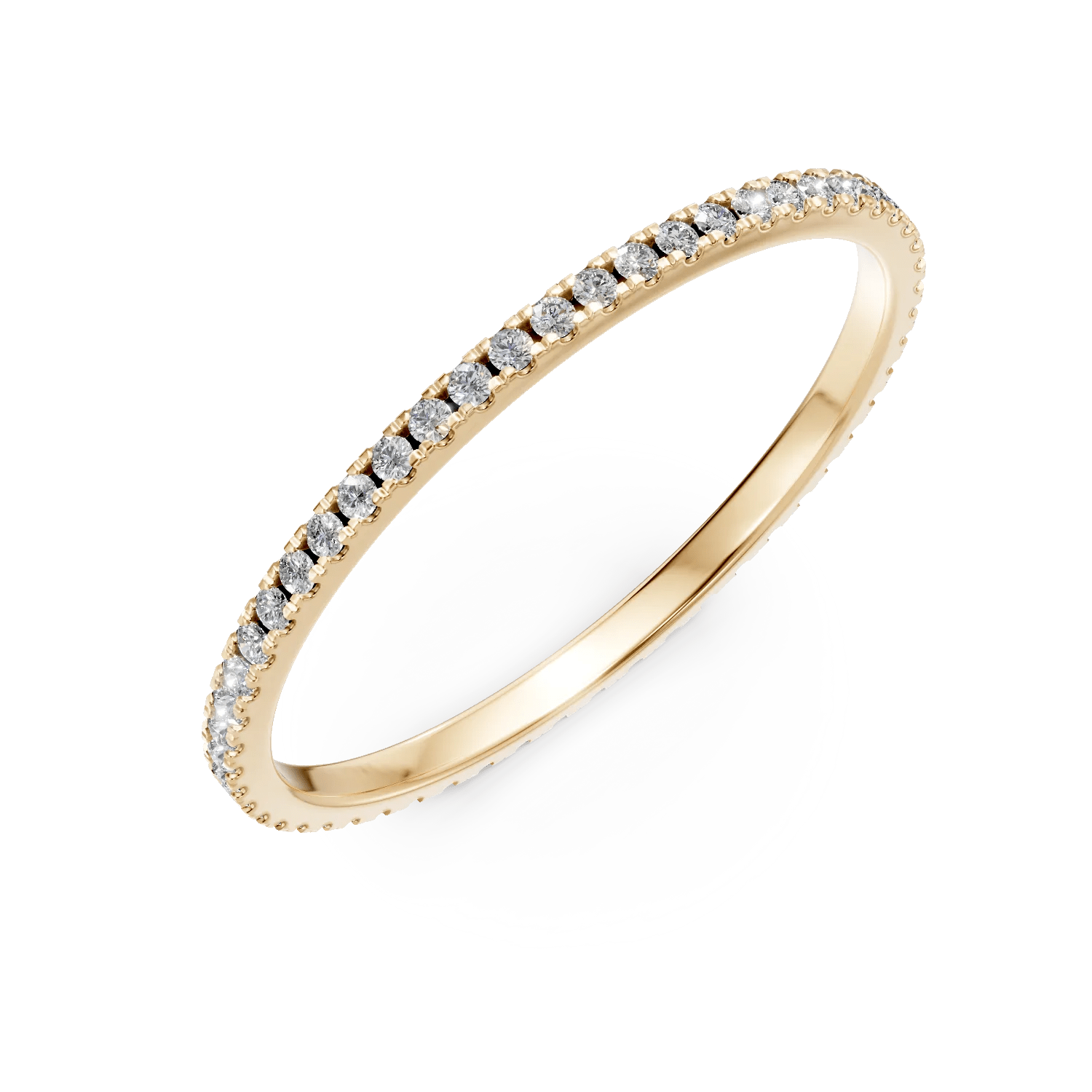 Inel infinity din aur galben cu diamante de 0.27ct Inel infinity din aur galben cu diamante de 0.27ct