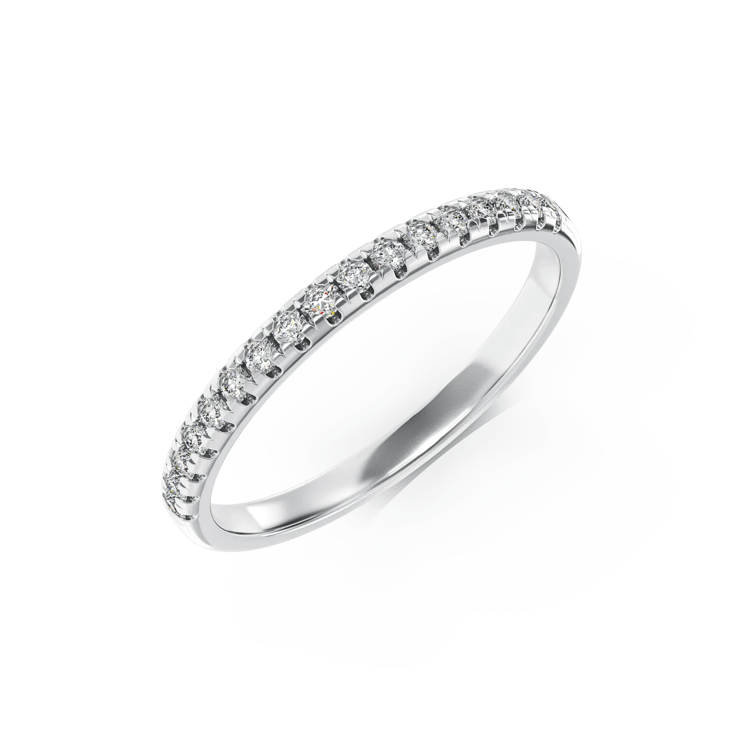 Inel din aur alb cu diamante de 0.17ct Inel din aur alb cu diamante de 0.17ct