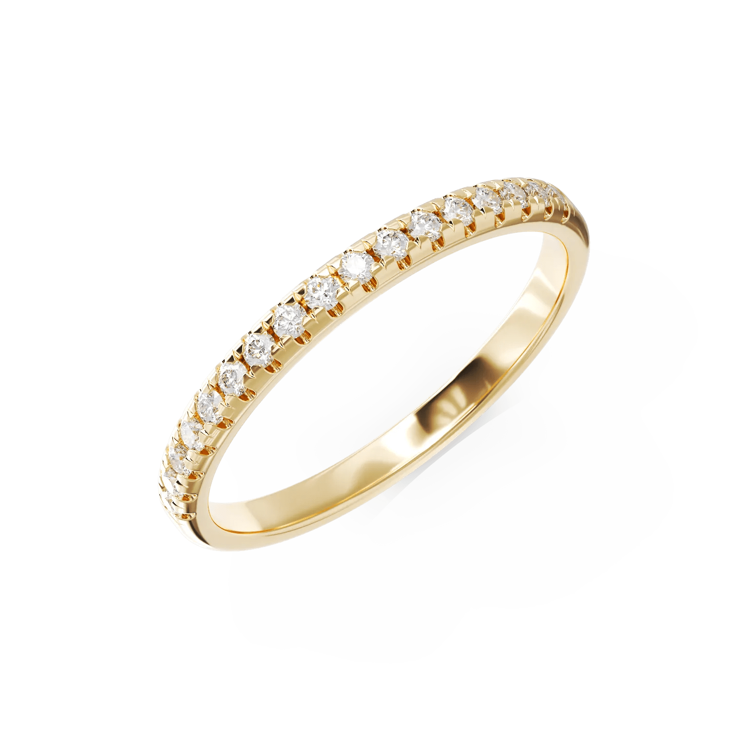 Inel din aur galben cu diamante 0.17ct Inel din aur galben cu diamante 0.17ct