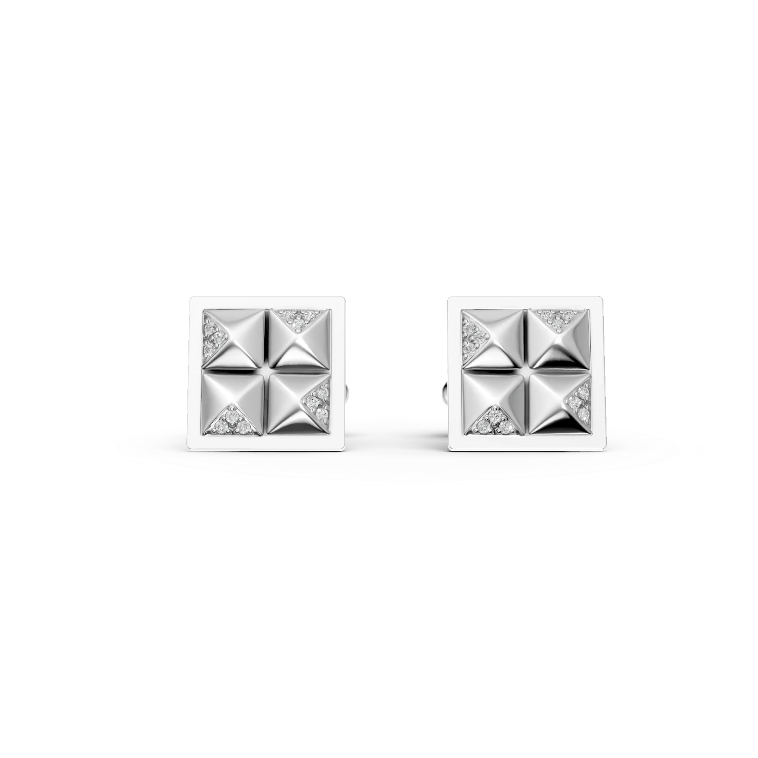 Butoni Silver Pyramid – Teilor Butoni Silver Pyramid – Teilor