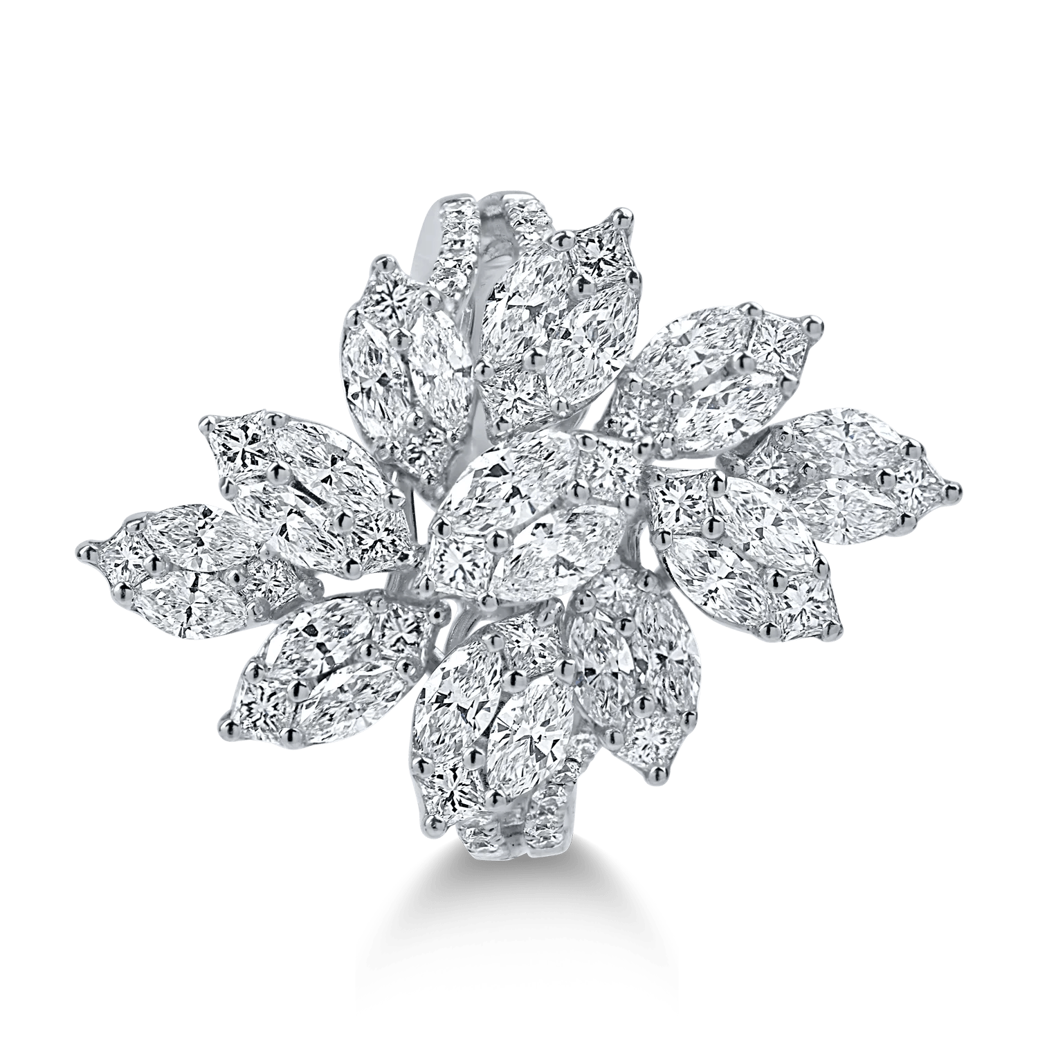 Inel din aur alb cu diamante – biju.ro Inel din aur alb cu diamante - biju.ro